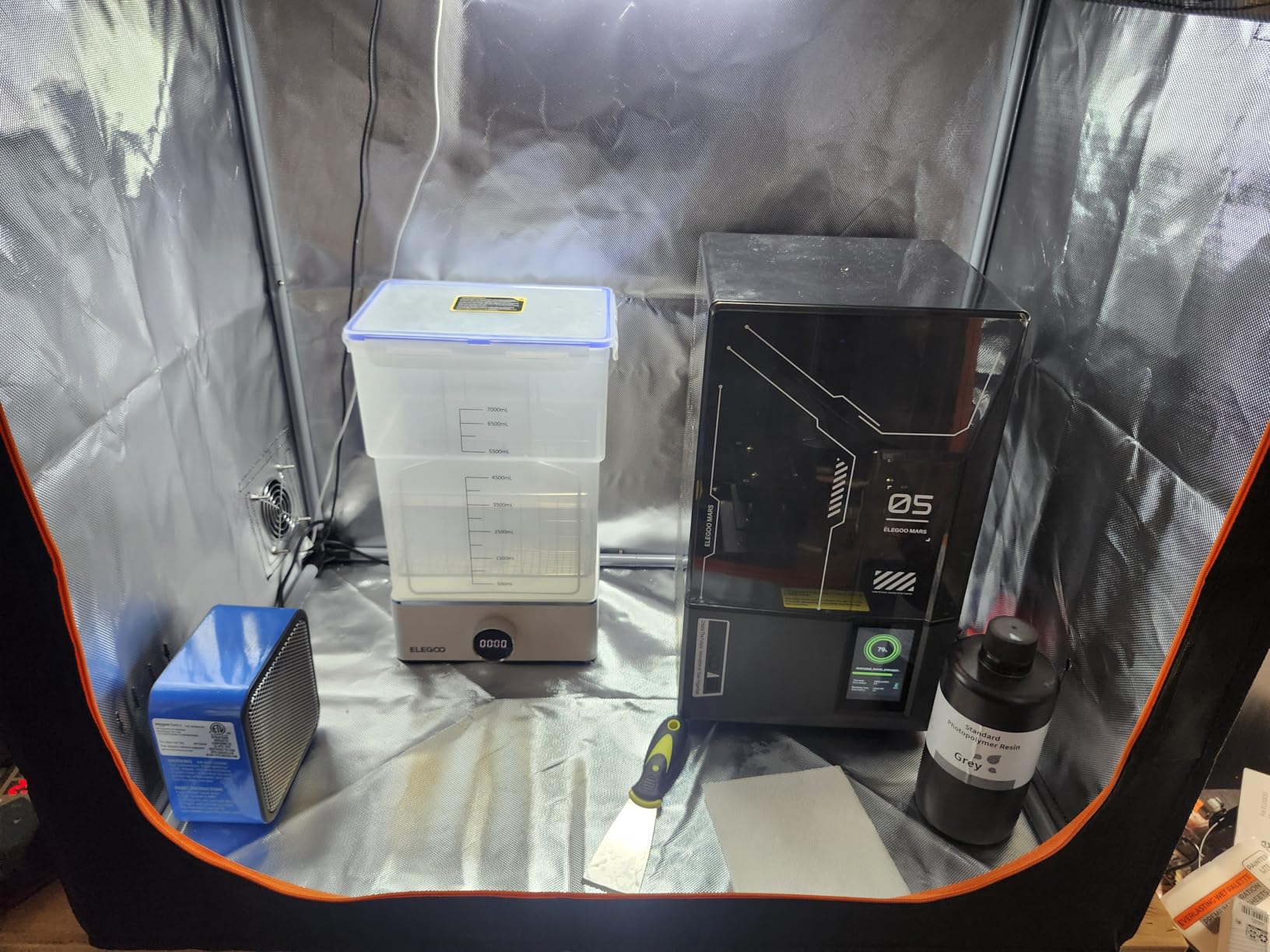 YOOPAI Large Resin 3D Printer Enclosure with Ventilation Kit & LED Light customer photo 1