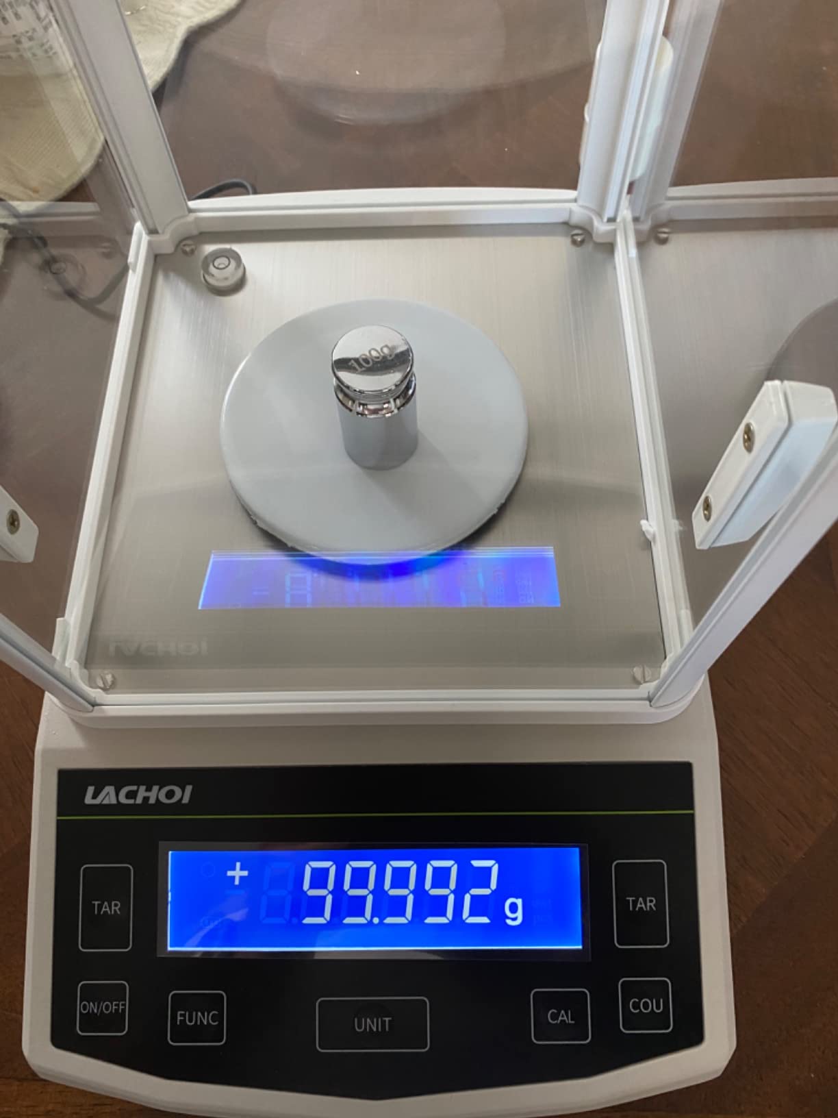 Analytical Balance 500g×0.001g Lab Scale 0.001g Accuracy High Precision Laboratory Scale with Windshield RS232 Interface Laboratory Balance (500g,1mg) customer photo 1