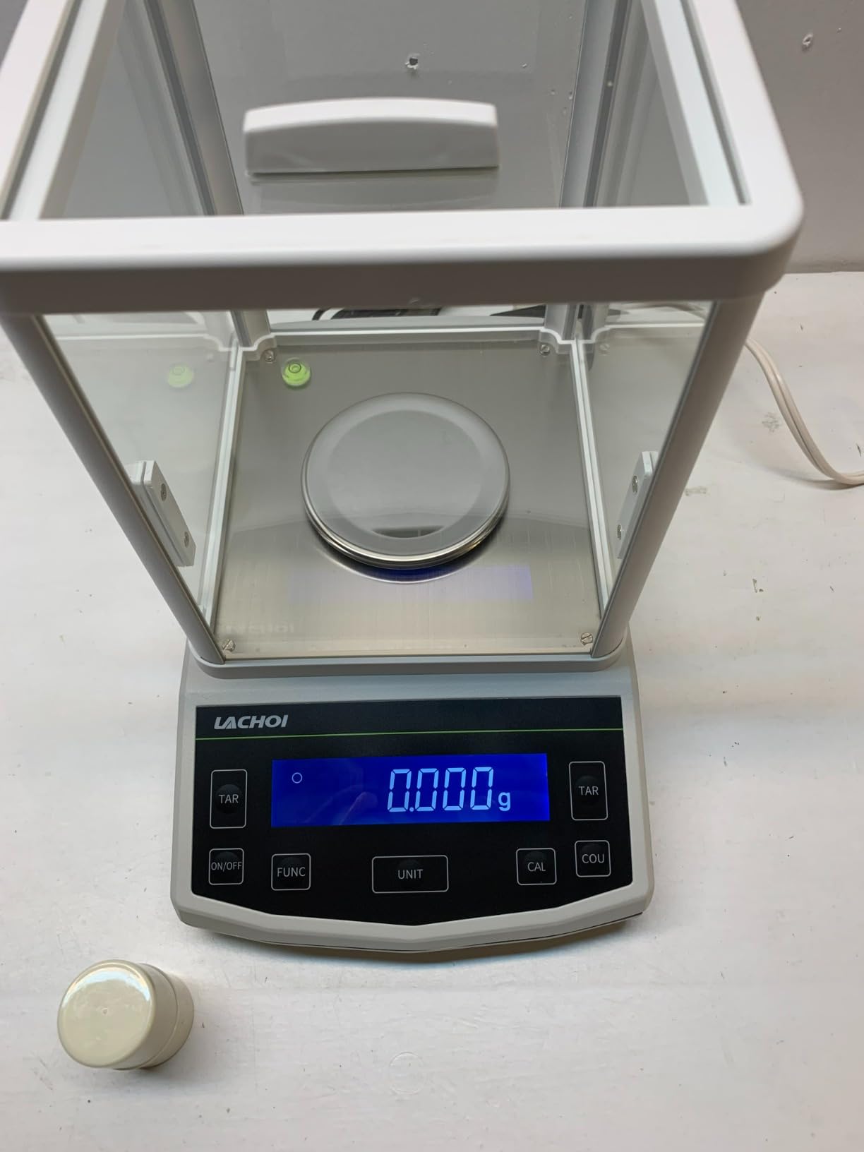 Analytical Balance 500g×0.001g Lab Scale 0.001g Accuracy High Precision Laboratory Scale with Windshield RS232 Interface Laboratory Balance (500g,1mg) customer photo 2