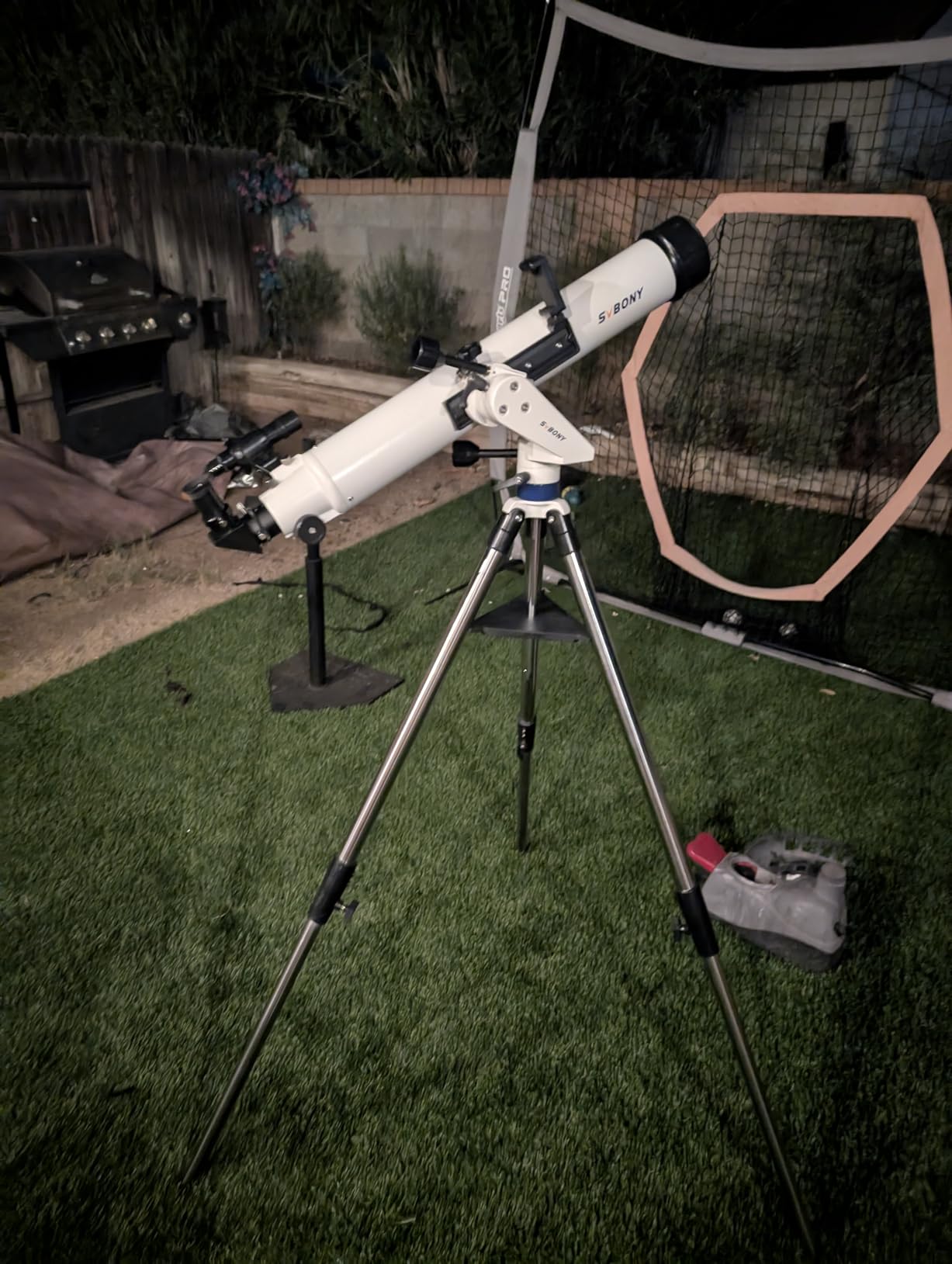 SVBONY SV520 Telescope for Adults, 90mm Aperture 800mm Focal Length, Metal | Refractor with Alt-Azimuth Mount, Telescope Kit for Beginners, with PL10, K25 Eyepieces, Barlow Len, Moon filter Phone Mount customer photo 1