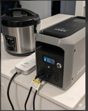 DABBSSON Portable Power Station 2000L, 2048Wh Semi-Solid LiFePO4 Battery, 2200W AC Output, 3300W Power Boost, 1 Hr Fast Charge, Solar Generator for Home Backup, Camping & RVs customer photo 2