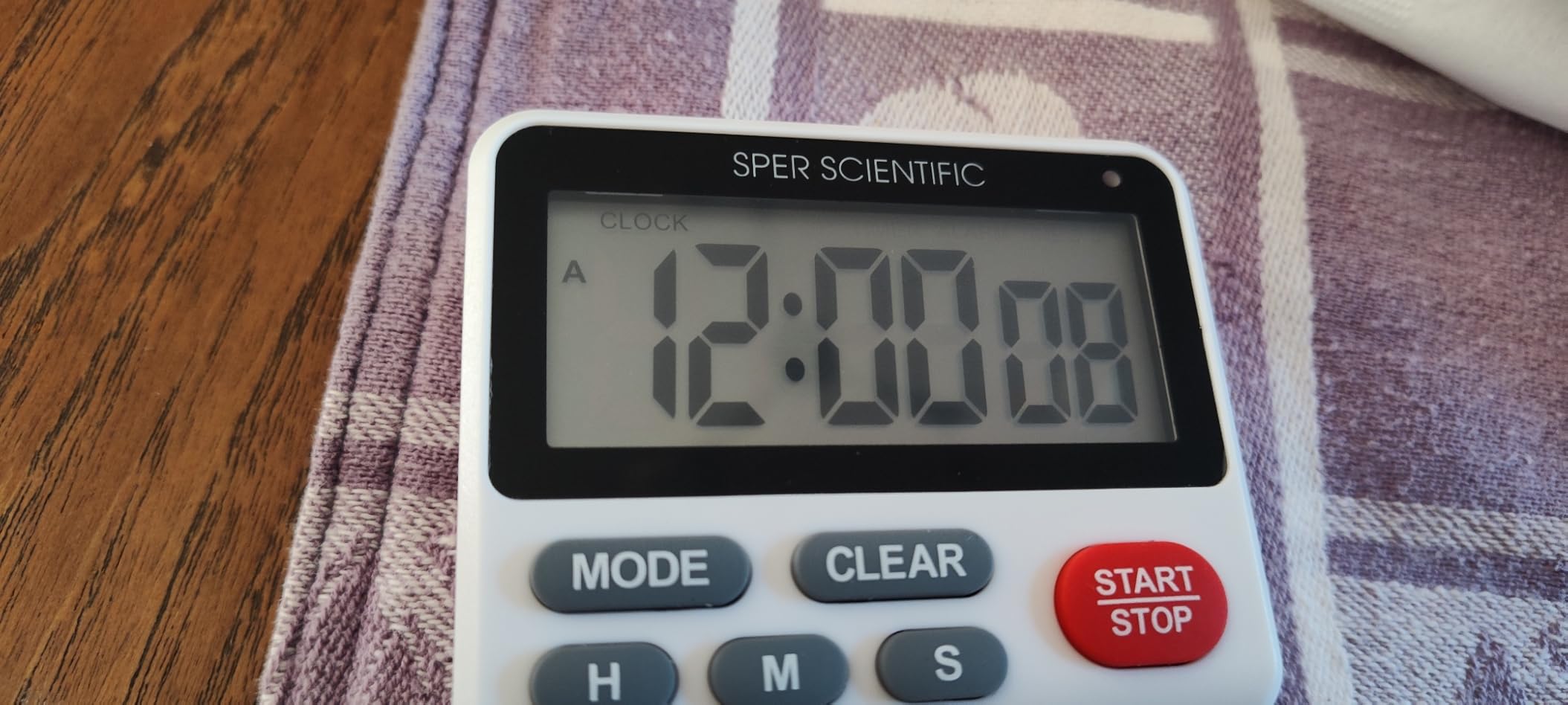 Sper Scientific Digital Count Up/Down Timer with Audible & Visual Alarm 810003 - Timer with Large Display & Loud Alarm with Up to 99 Minute Countdown - for Labs, Cooking, Workouts, Classroom & More customer photo 1