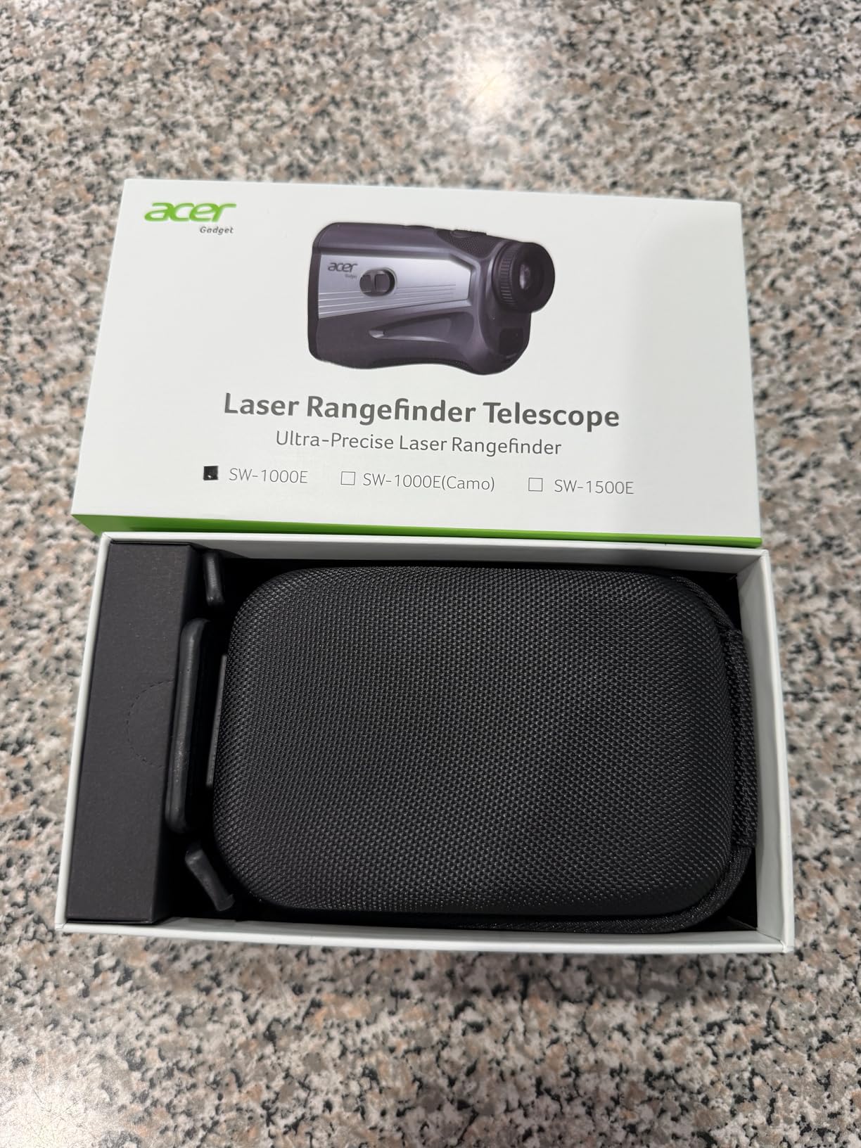 Acer Pro Golf Rangefinder with Slope Switch, Pin Lock Vibration, 1200 Yards | Laser Range Finder Golf, 7X Magnification, Rechargeable Battery with Magnetic Stripe, IP54 Waterproof - Golf Gift for Men customer photo 1