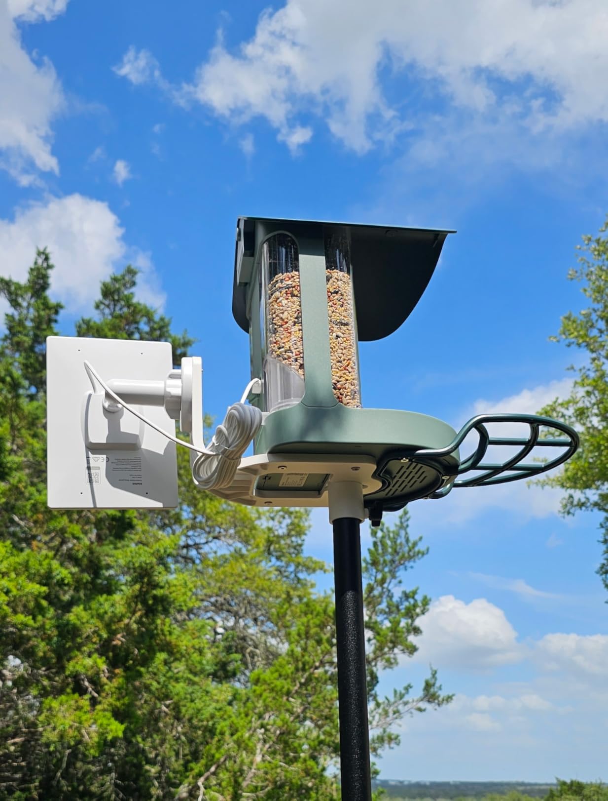 Kiwibit Smart Bird Feeder with 4K AI Camera Solar Powered, 8MP Photos | 4K Livestream & Instant Bird Alerts, Bird Identification, Family Sharing 20 Members, Adjustable Solar Panel, Easy Refill customer photo 2