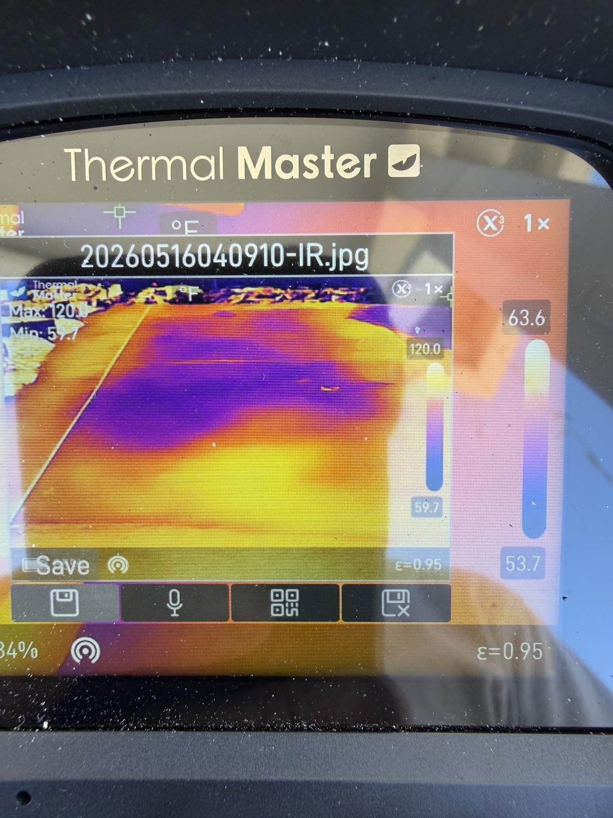 Thermal Master Thor002 Handheld Thermal Camera, 512 x 384 X3 Resolution, 3.5