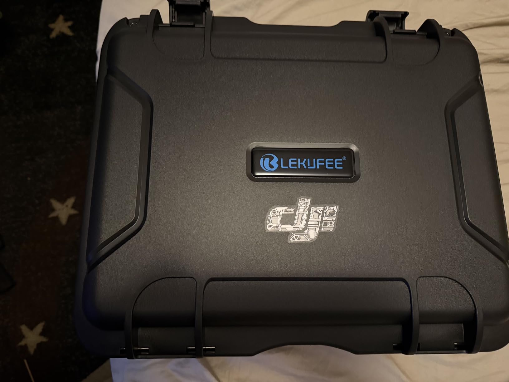 Lekufee Waterproof Hard Carrying Case for DJI Mavic 4 Pro Drone, Creator Combo, Fly More Combo, DJI RC Pro 2/RC 2, Battery (7 pcs), Charging Hub, and other Accessories(Case Only) customer photo 1