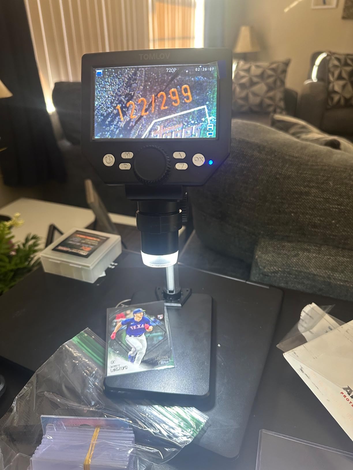 TOMLOV DM4W Microscope with Weighing Scale: 4.3