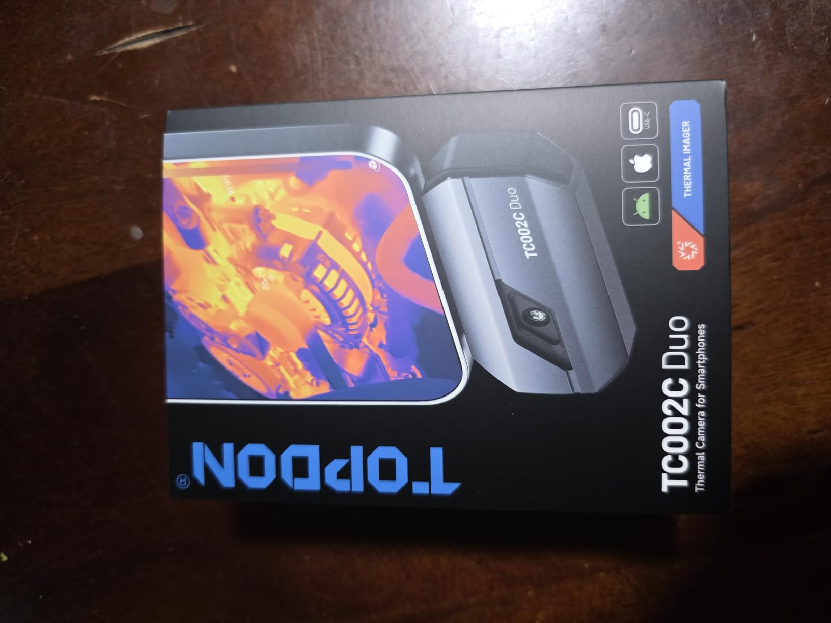 TOPDON TC002C Duo Thermal Camera, Compatible with Any USB-C iPhone, iPad & Android Device, 512 x 384 Super Resolution, 256 x 192 IR Resolution Thermal Imager, -4°F~1022°F Temp Range -Grey customer photo 2