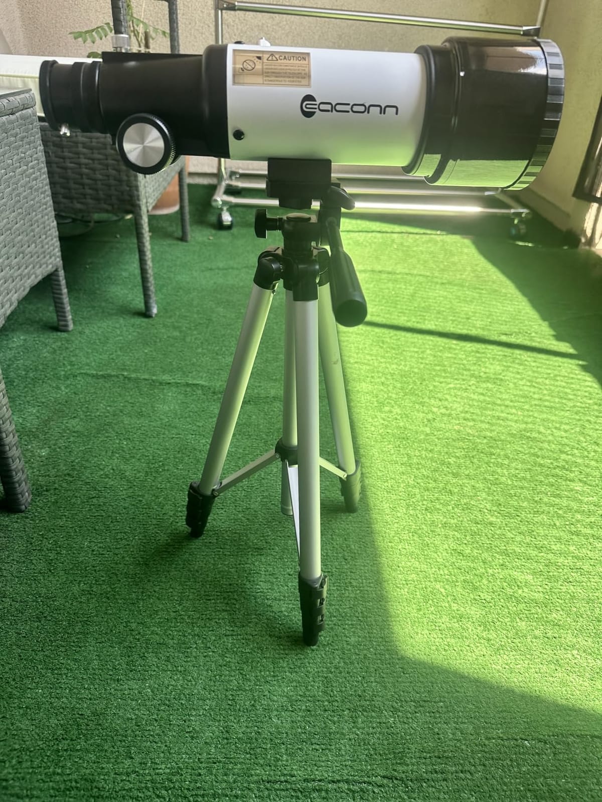 Telescopes, Telescope for Kids and Adults Beginners, 70mm Aperture 400mm Focus Length Refractor Travel Telescope with AZ Mount for Observe The Moon and Landscape customer photo 2