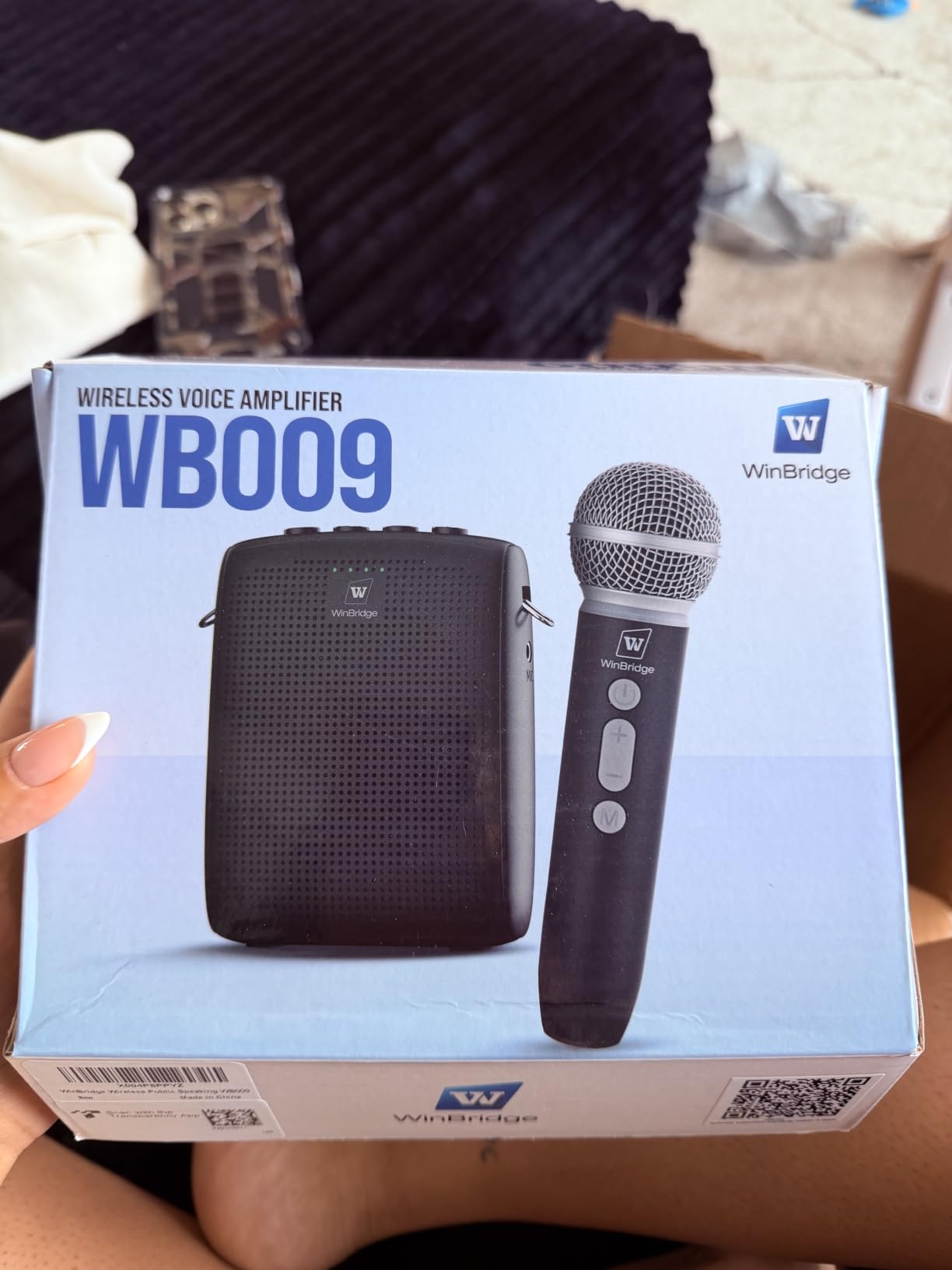 WinBridge Wireless Voice Amplifier with Microphone for Teachers, Tour Guides | Portable PA System with Wireless Handheld Mic, Bluetooth Speaker for Classroom, Public Speaking & Outdoor Events WB009 customer photo 1