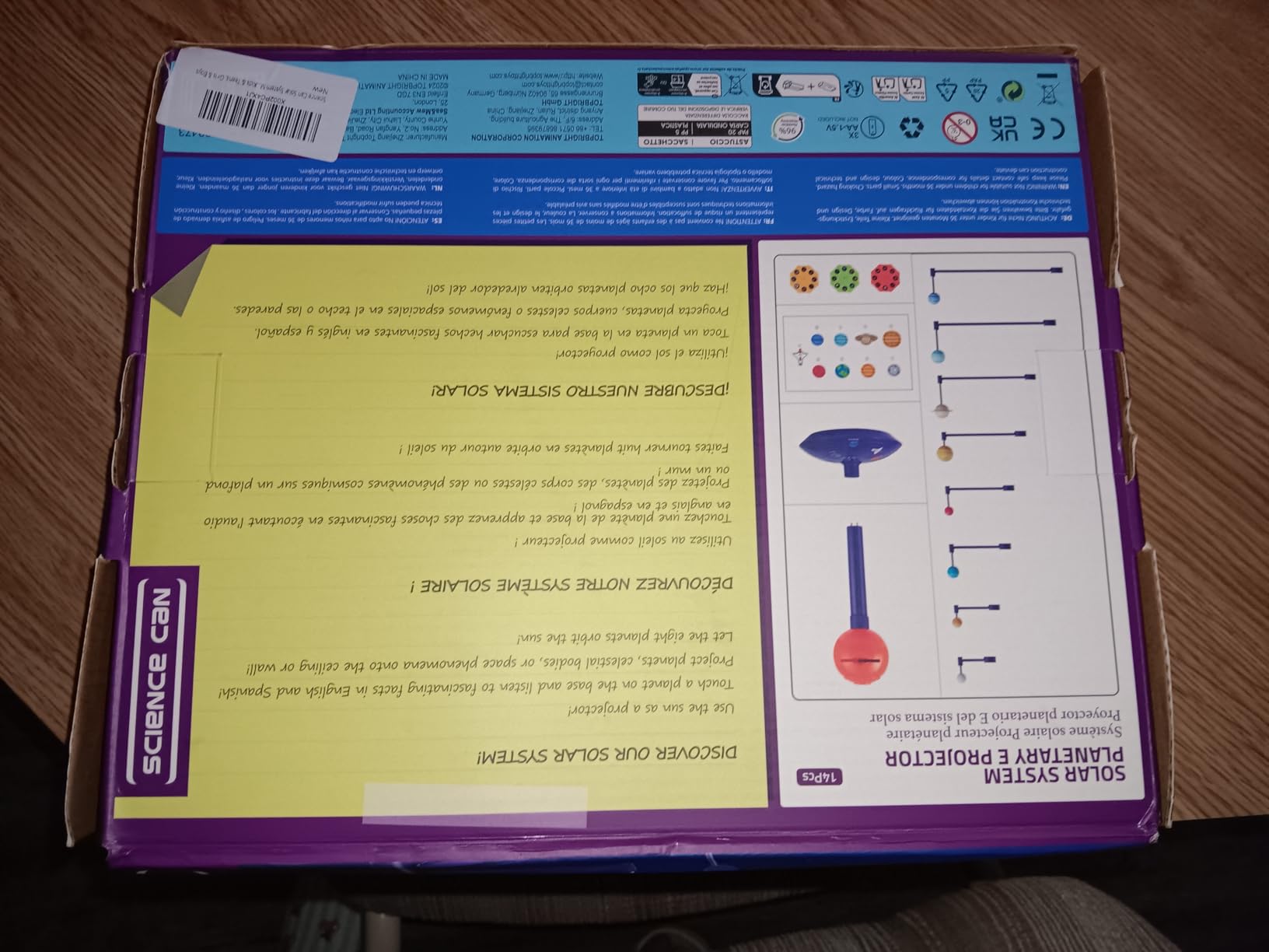 Science Can Solar System for Kids, Interactive Talking Solar System Model | HD Space Projector w/ 8 Planets, Knowledge & Quiz Mode, STEM Space Toys for Ages 6-10 customer photo 2