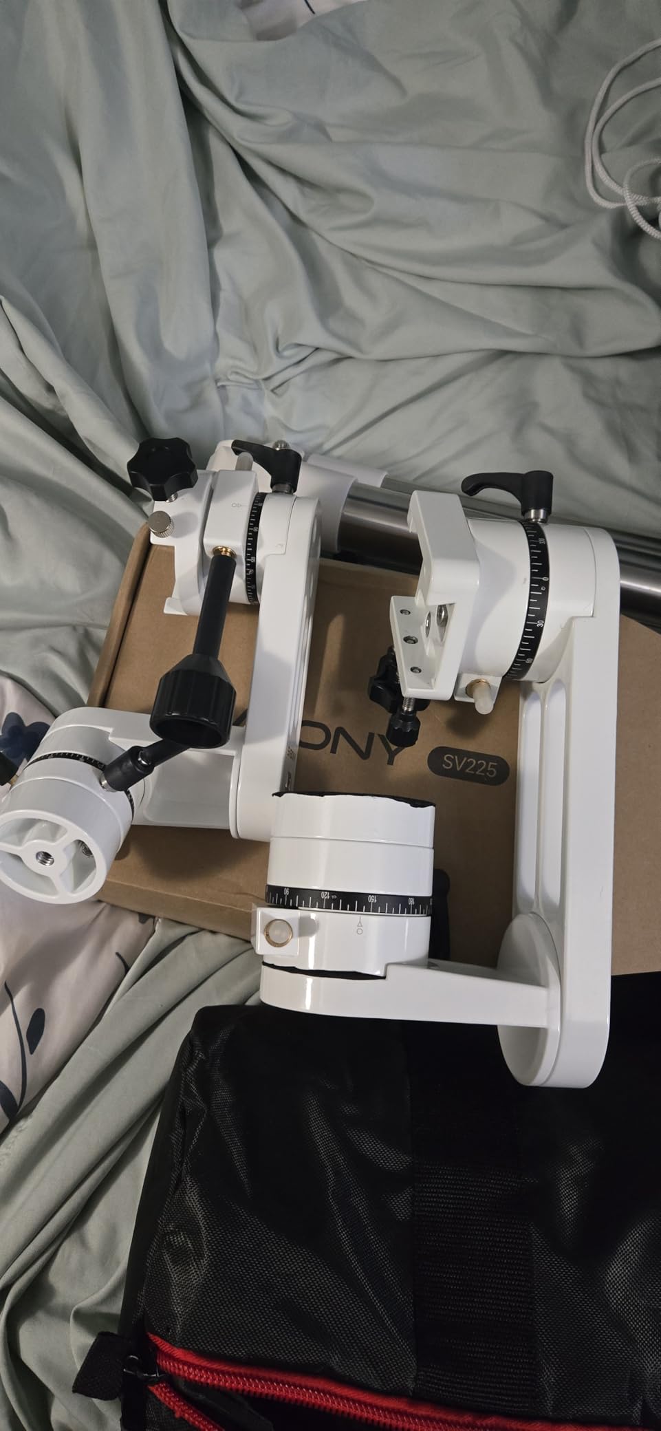 SVBONY SV225 Mini Alt-Azimuth Mount, Adjustable Telescope Alt-Azimuth Mount | Load-Bearing 5kg, No Empty Travel, CNC Hollow Structure, Lightweight Portable Altazimuth, for Astronomy Beginners customer photo 1