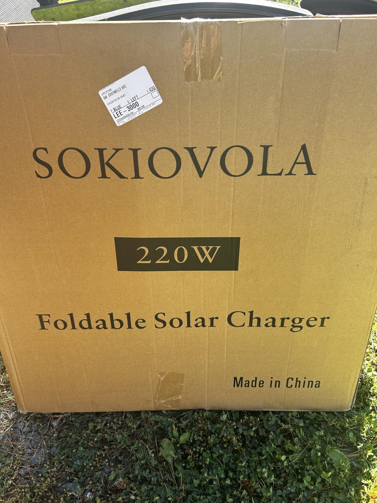 SOKIOVOLA N-Type 16BB 220W Portable Solar Panel for EF/Jackery/Bluetti/Anker Power Station, IP68 Waterproof Foldable Solar Panel ETFE 25% High Efficiency for Outdoor Camping RV Trip customer photo 2