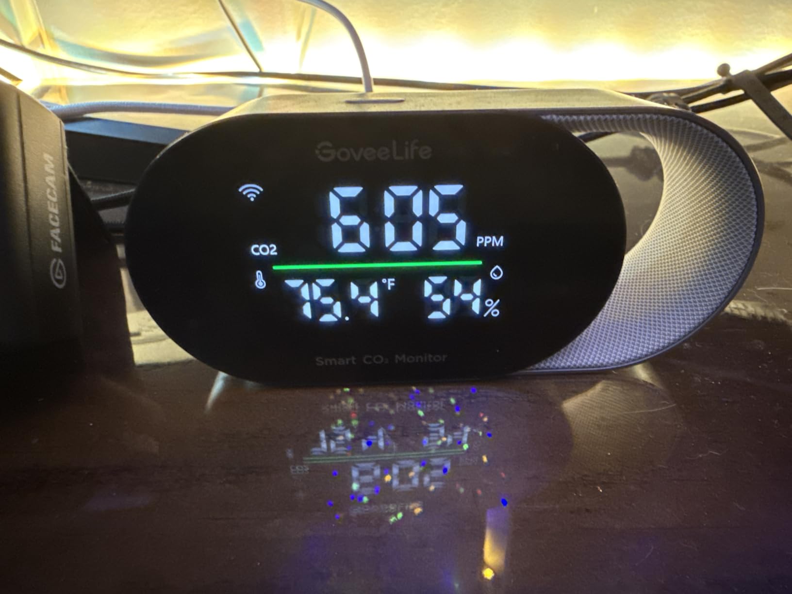 GoveeLife Smart Air Quality Monitor CO2 Detector H5140, Display & Alarm customer photo 1