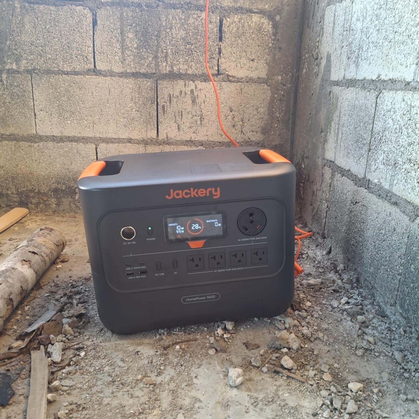 HomePower 3000 and 2x200W Solar Panels, 3072Wh, 3600W AC Output | 7200W Surge, LFP Battery, Solar Generator, Essential Backup for Home Use, Power Outage, RV, Emergencies customer photo 2