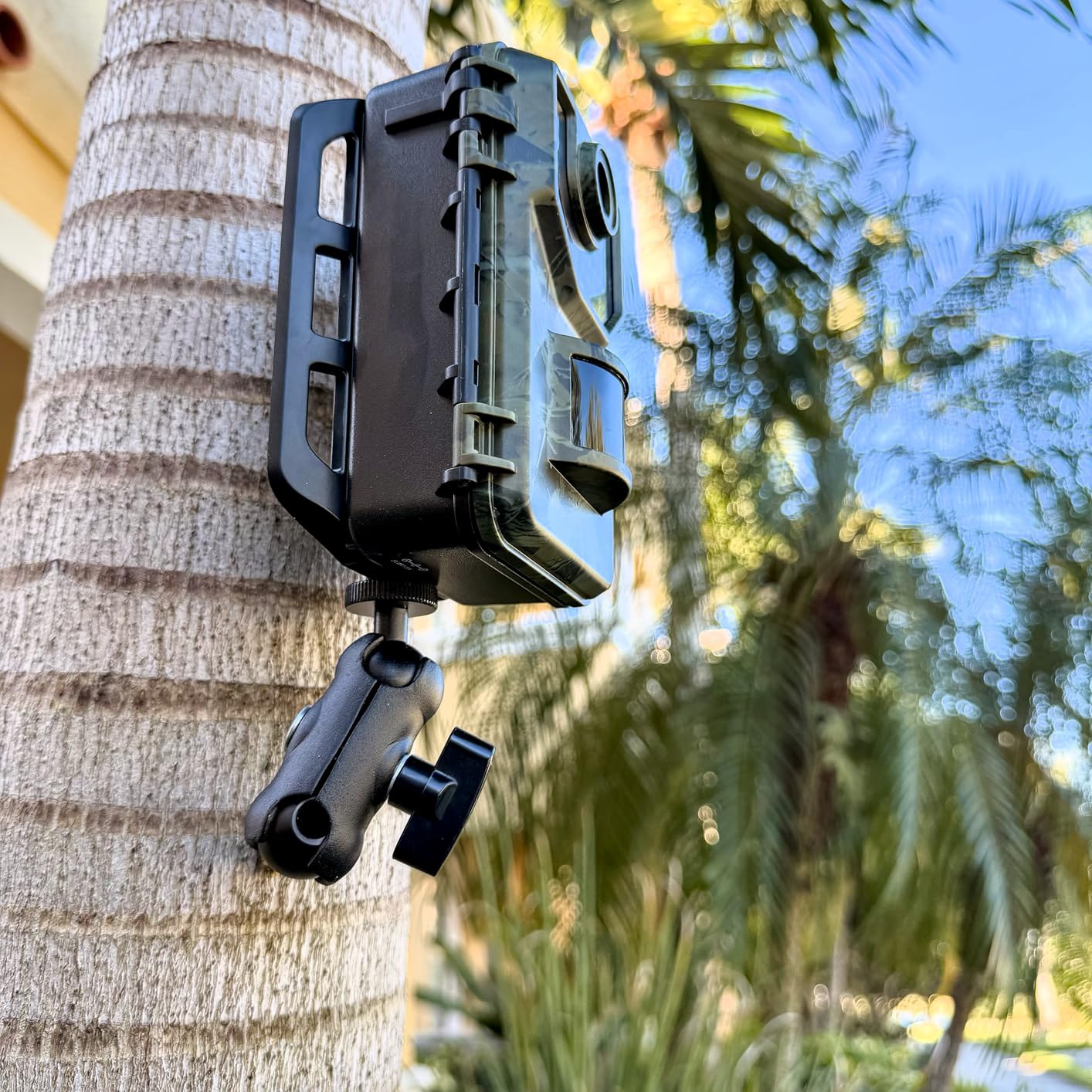 Adjustable Trail Camera Tree Mount with Double 360-Degree Swivel Tilt Ball Joints, 2 Packs customer photo 2