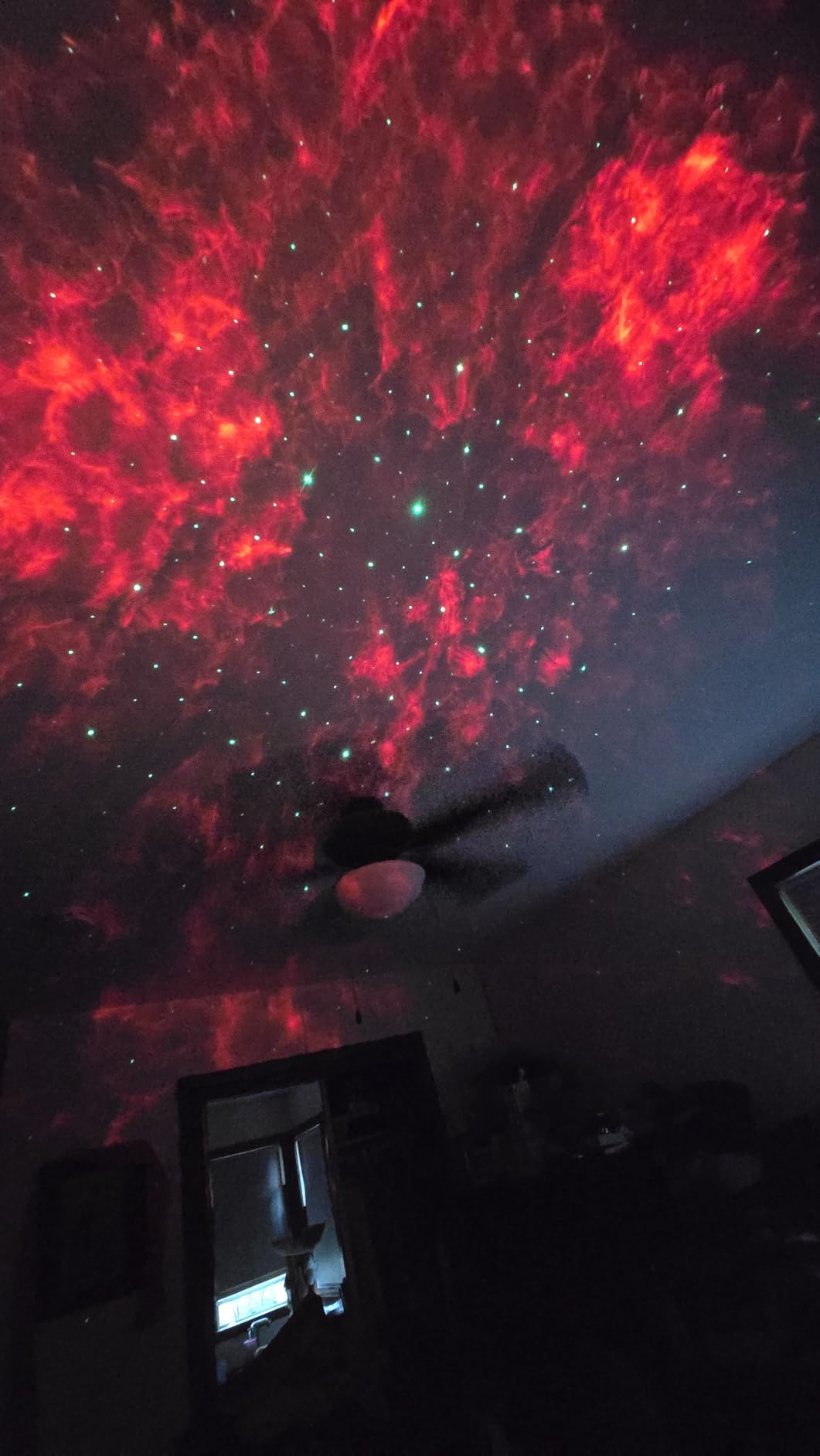 Govee Star Projector Lights, 7-Zone Colorful Nebula Effect, Compatible with Matter, 540ft Coverage, LED Ceiling Lights for Bedroom, 50+ Scenes, 18 White Noise, Room Decor, Gifts for Kids, Sleep Lamp customer photo 2