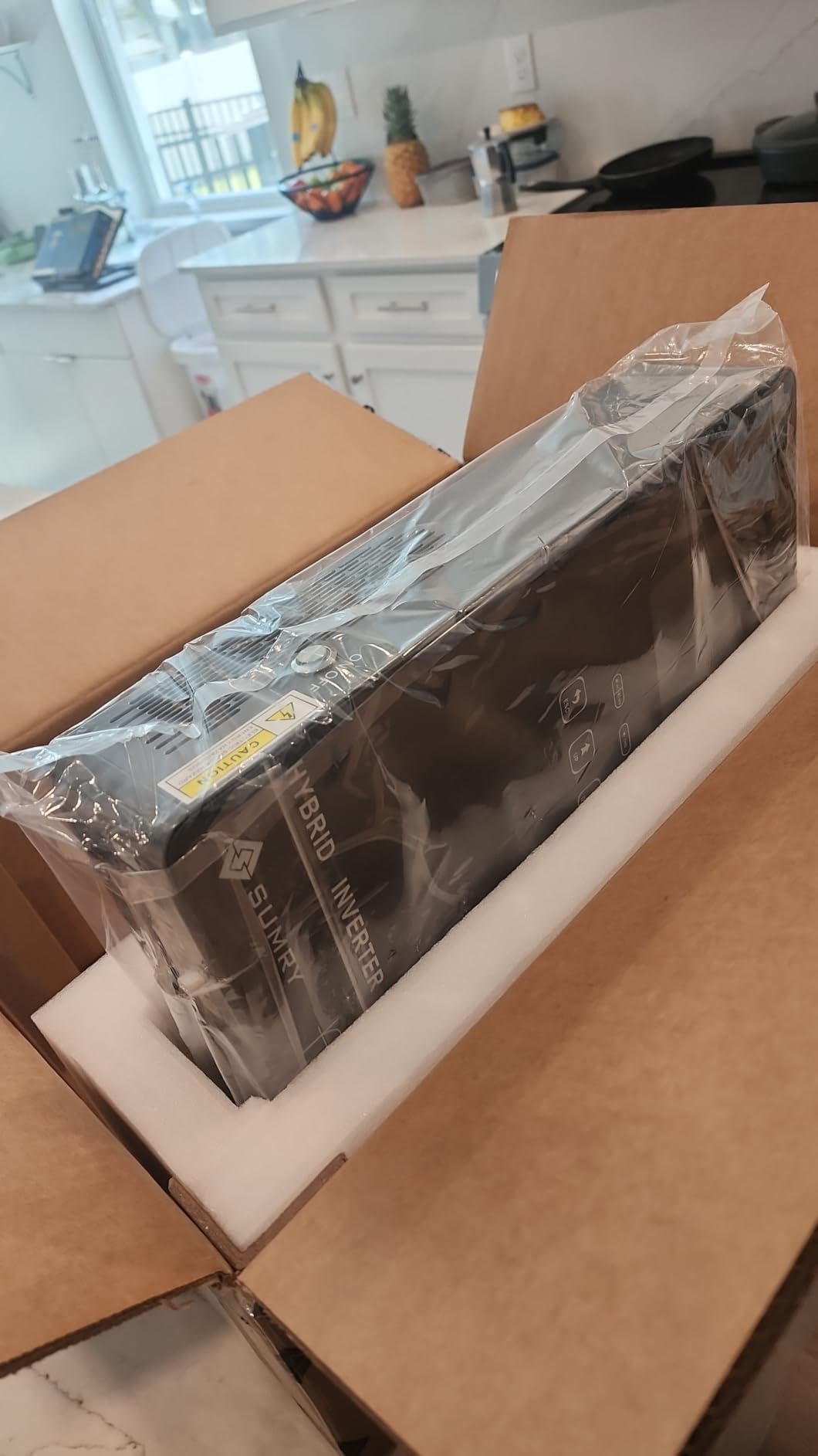 SUMRY Hybrid Solar Inverter, 4000W DC24V to AC120V Pure Sine Wave Power | Glass Top Cover with LCD Display, 140A MPPT Charge Controller, Supports Battery-less or AGM Lithium Battery, Off Grid customer photo 2