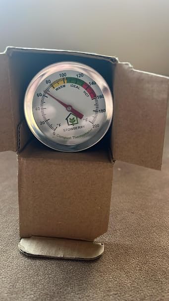 Compost Thermometer 20 Inch - Stainless Steel Soil Temperature Gauge with 2 Inch Dial customer photo 2