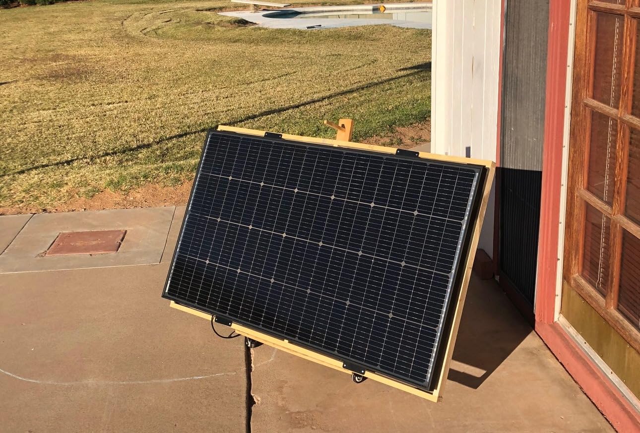 JJN 550 Watt Bifacial Solar Panels 2PCS,12/24/48 Volt 1100 Watt Solar Panel,Monocrystalline for Homes Rooftop Farm RV and Off-Grid Applications customer photo 2