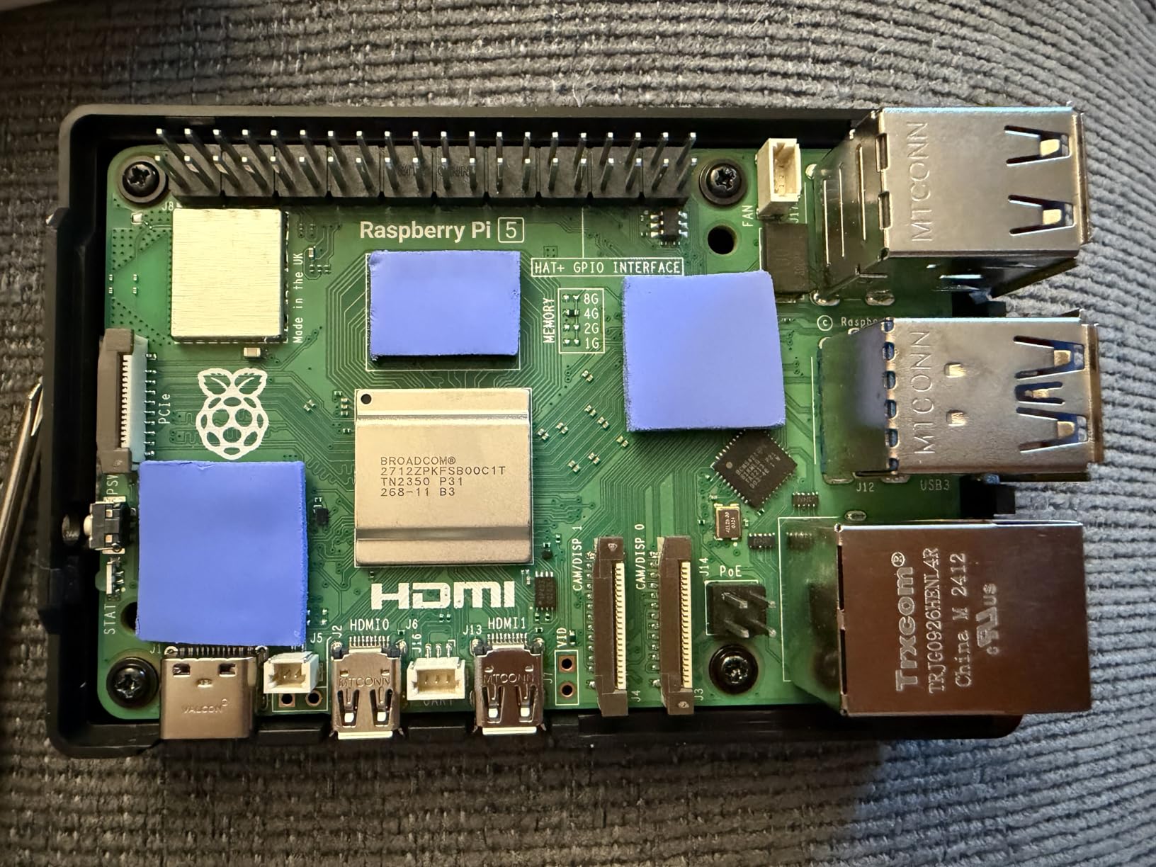 Raspberry Pi 5 4GB Kit, 4GB RAM Single Board Computer with Active Cooler and ABS Case, Complete Raspberry Pi 5 Starter Kit for IoT Robotics Retro Gaming customer photo 2