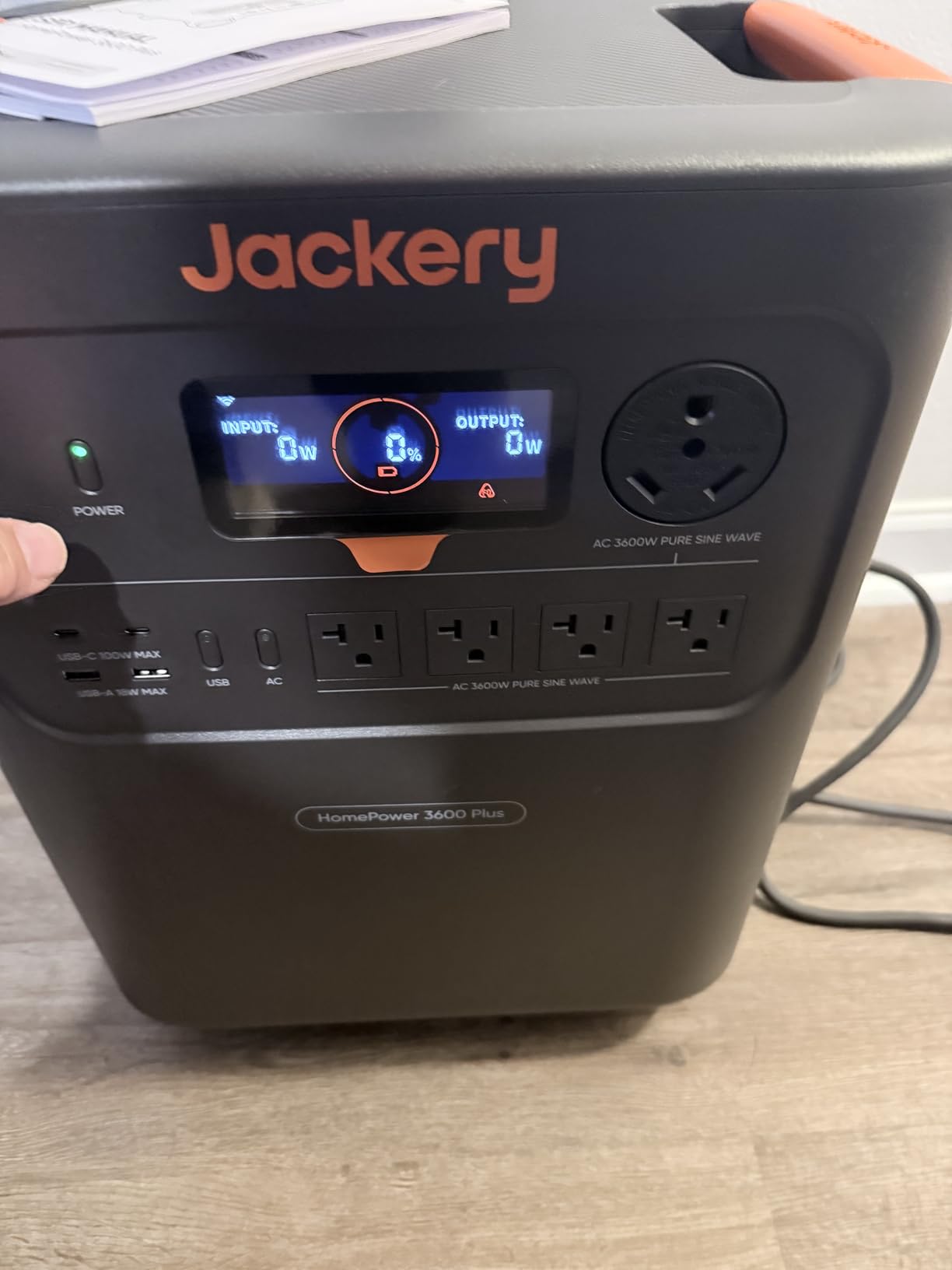 HomePower 3600 Plus Portable Power Station, 3600W AC Output, 3584Wh LFP Solar Generator, Expandable up to 21kWh, Essential Home Backup for Home Use, Emergencies, RV (Solar Panel Optional) customer photo 2