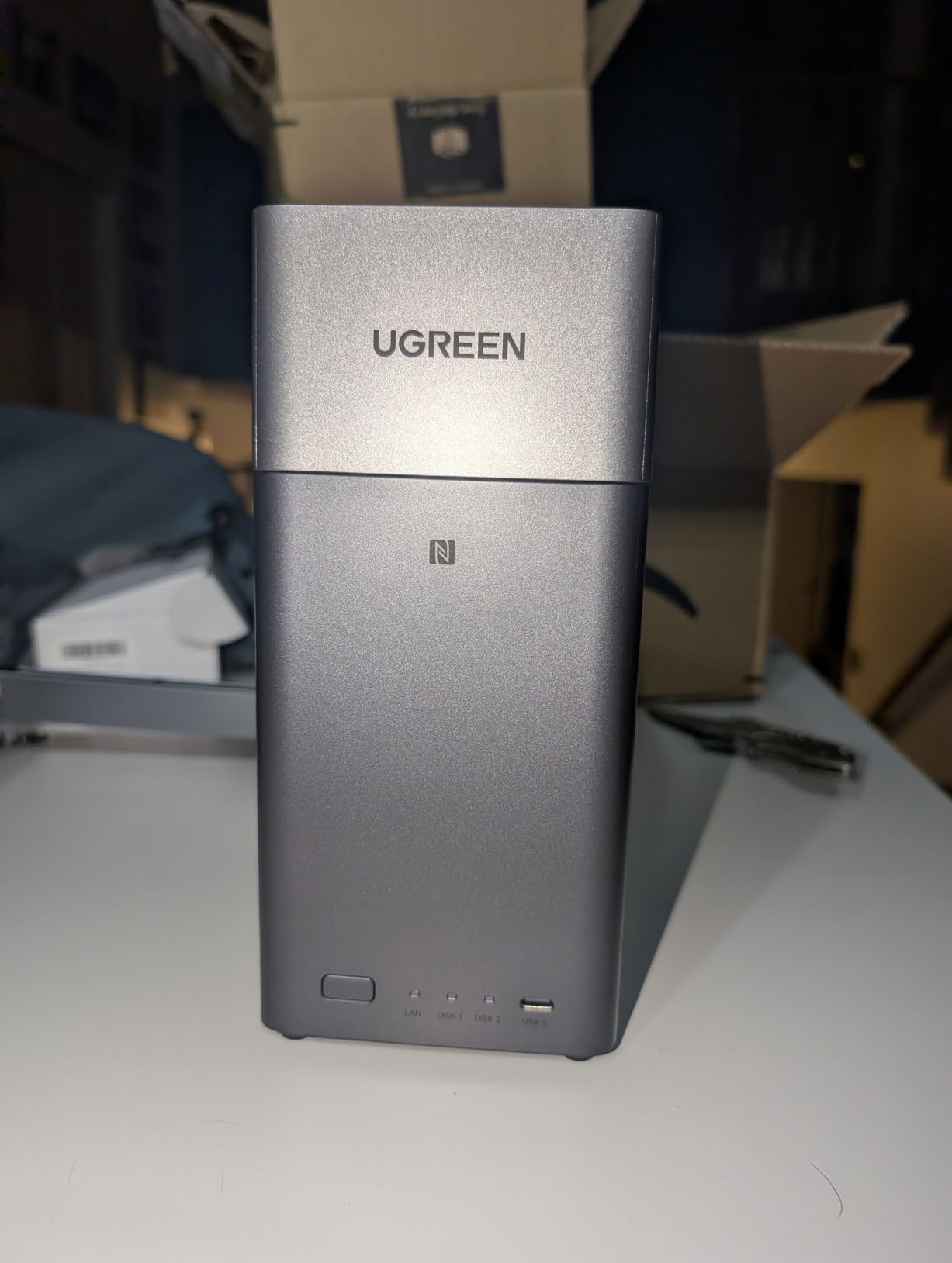 UGREEN NASsync DH2300 2-Bay for Beginners & Personal Users, Phone Backup | AI Album, Private Cloud/Remote Access, File Sharing, Multi-Device Backup, Home Entertainment, 4GB RAM on Board (Diskless) customer photo 1