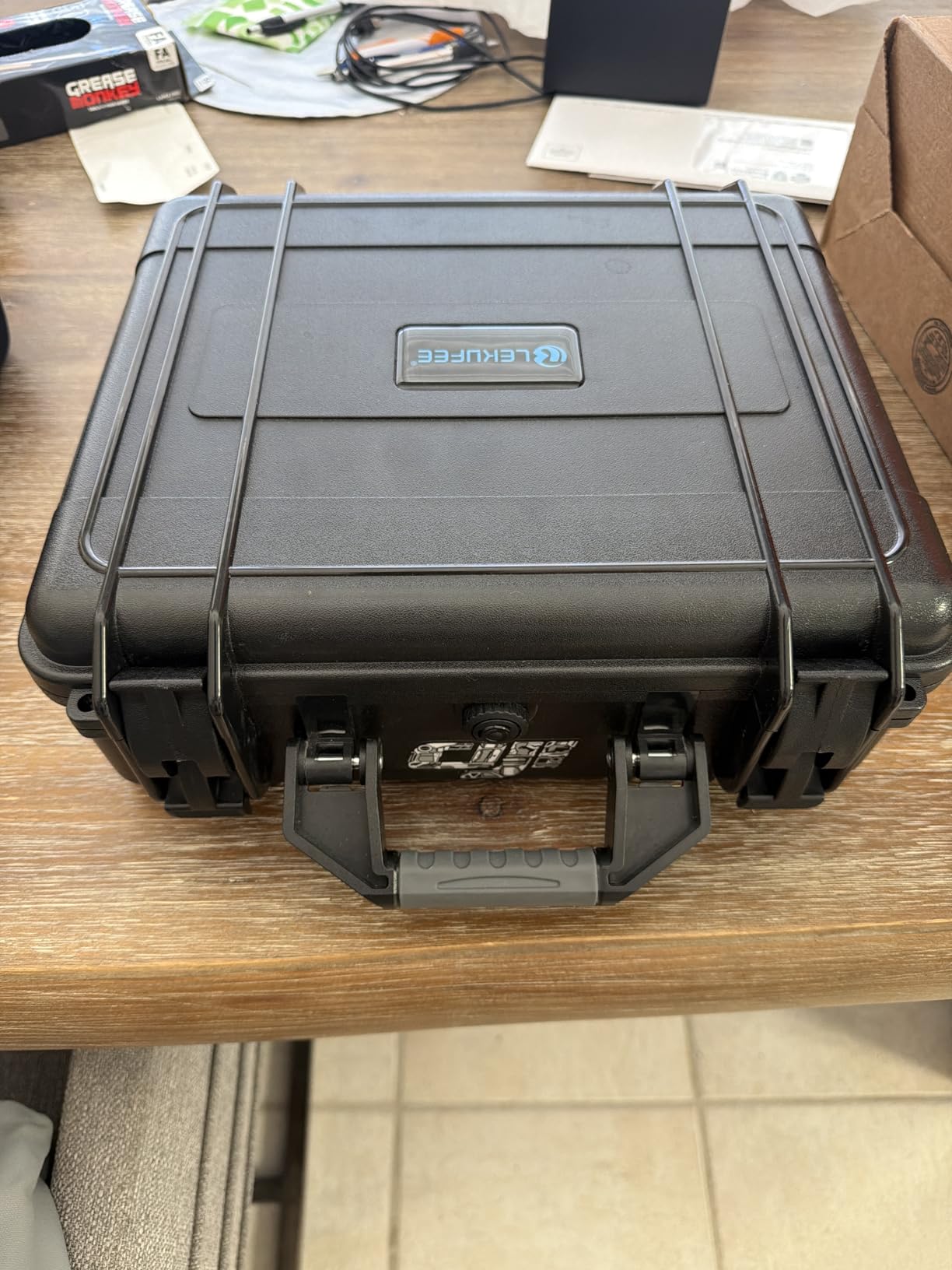 Lekufee Waterproof Hard Carrying Case for DJI Mini 5 Pro Drone, Fly More Combo, DJI RC 2/RC N3, Battery(6 pcs), Charging Hub, and other Accessories(Case Only) customer photo 2