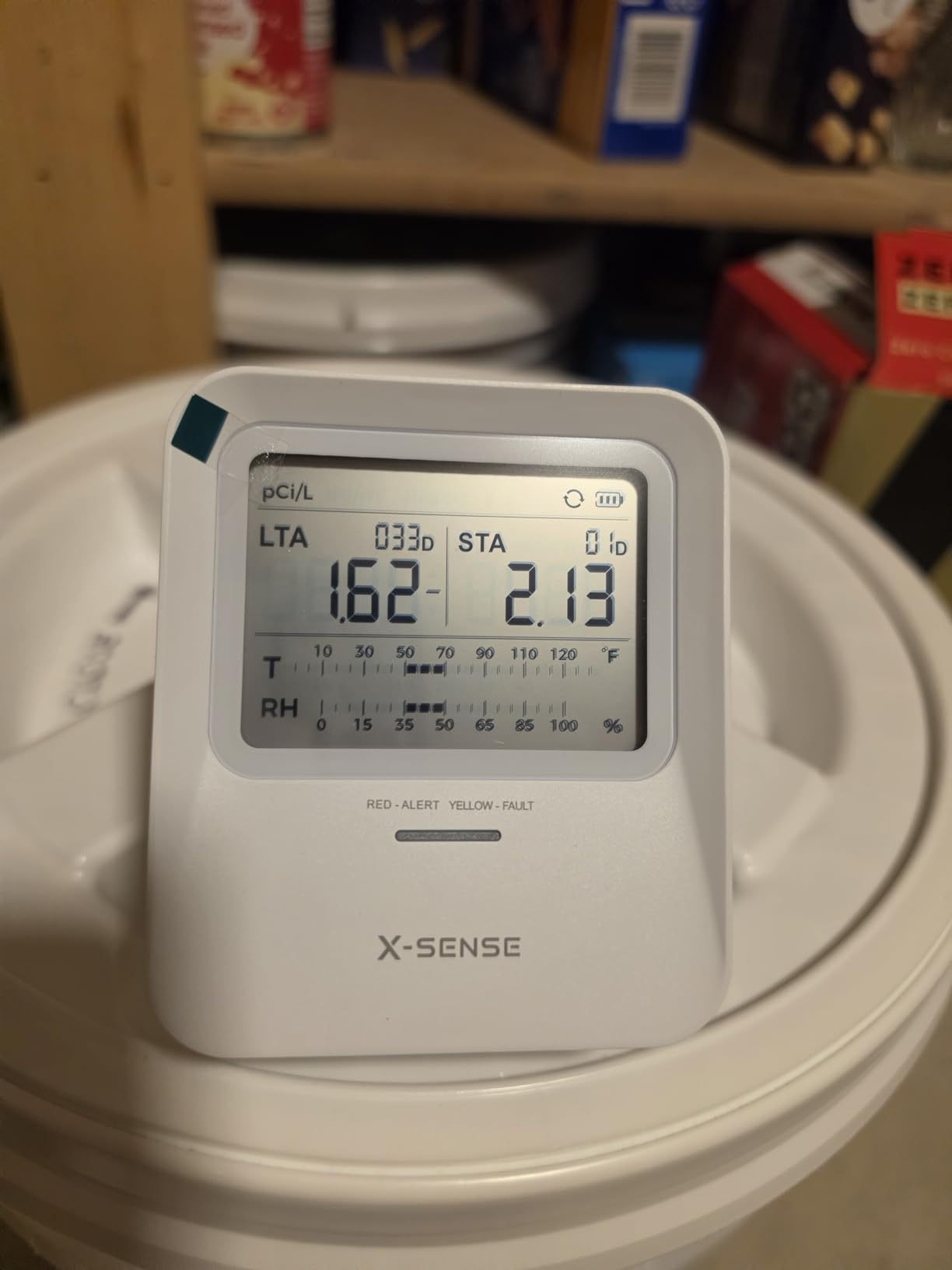 X-Sense Radon Detector for Home, Audible & Visual Alerts, XR0B-SR | Up to 90% Accuracy in 7 Days, 999-Day Radon Tracking, One-Touch Reset, Multi-Room Use, Temperature & Humidity Range Display customer photo 1