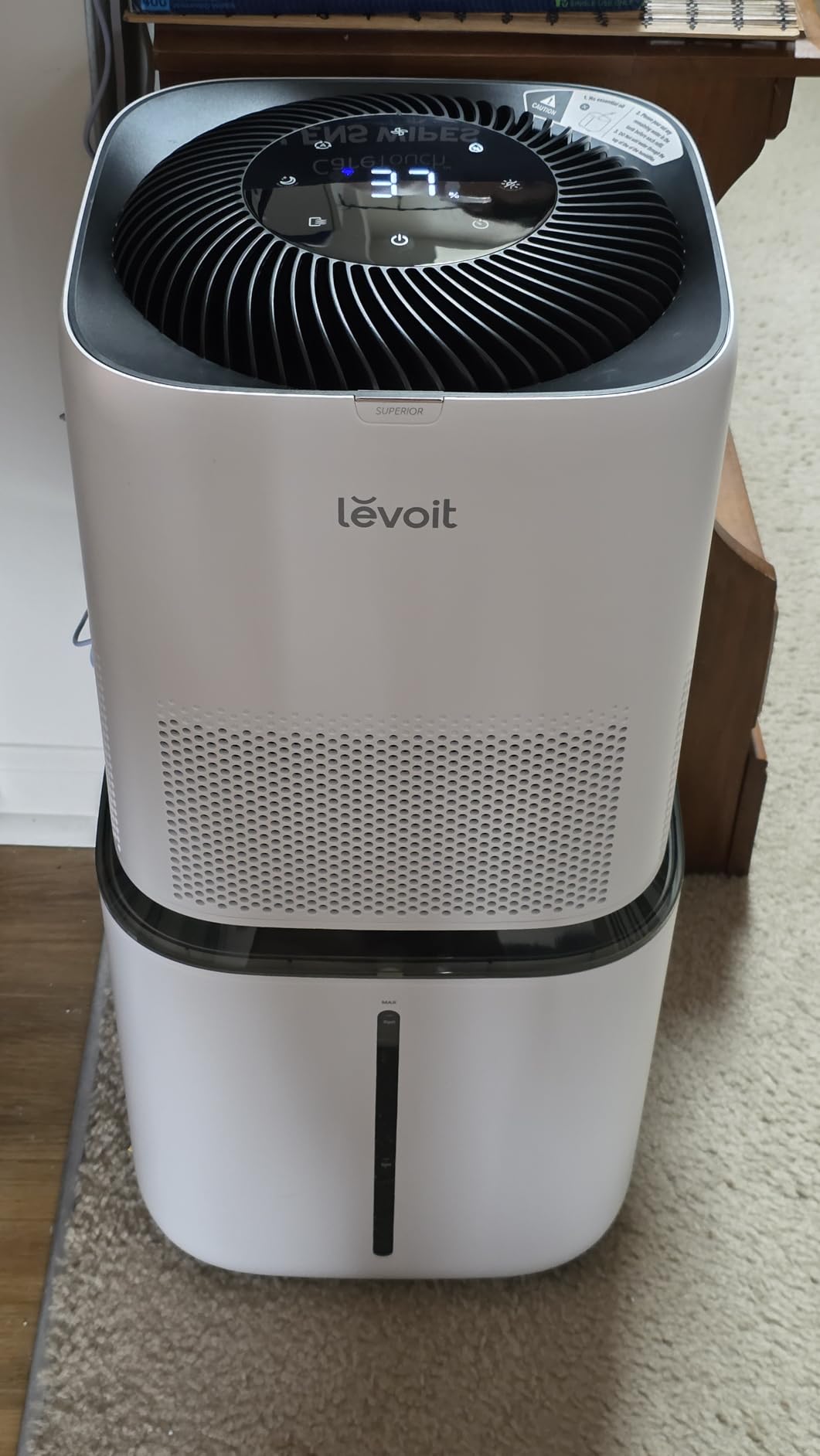 Levoit Evaporative Humidifiers for Home Whole House, 23L Superior 6000S | Up to 3000ft2, Last 72H, No White Dust, Tap Water Friendly, Auto Mode, Easy to Clean & Move, Foldable Storage, Smart Control customer photo 2