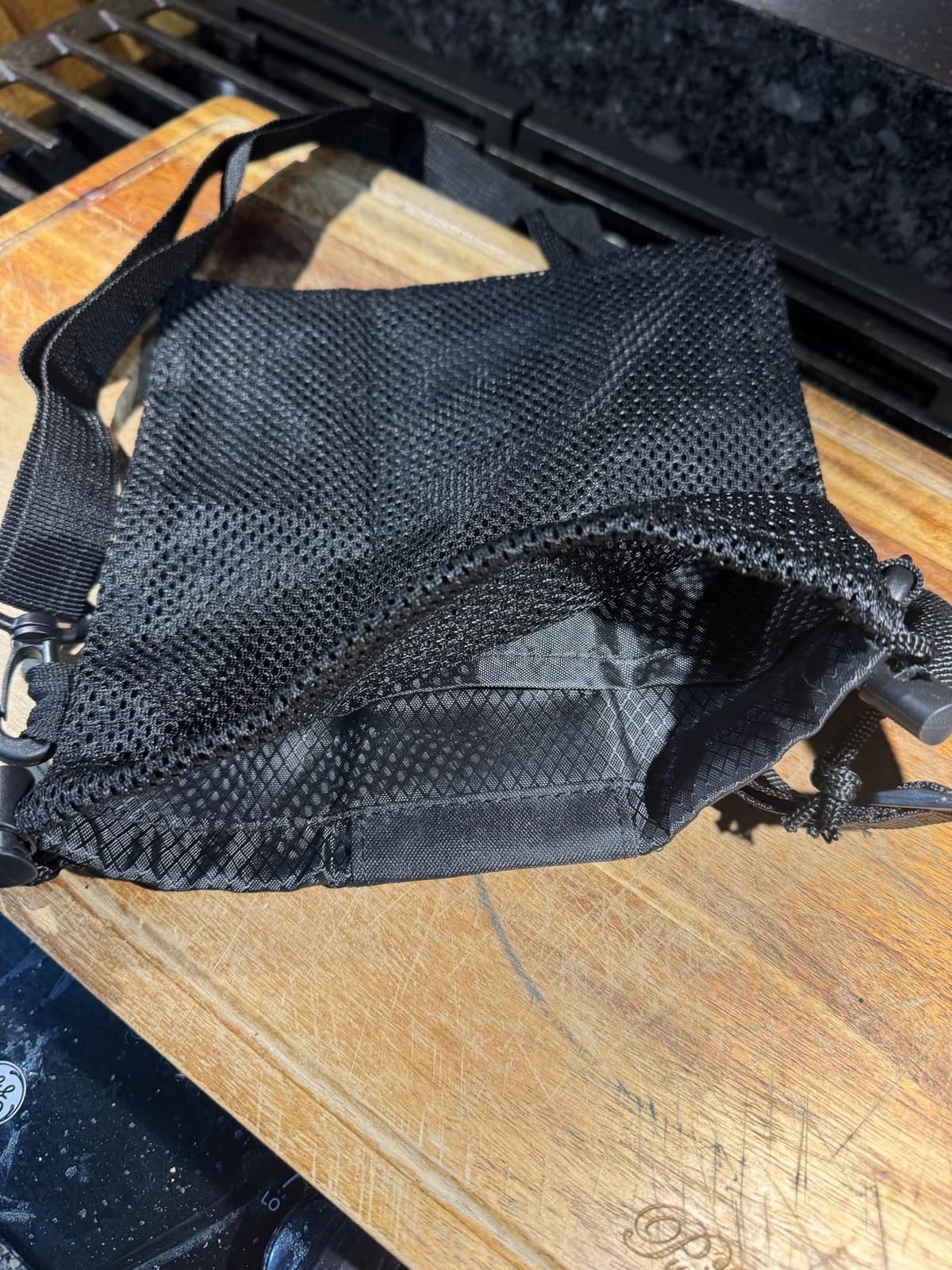 Rock Collecting Bag Foraging Pouch: Belt-to-Sling Convertible Mesh Bag | Lightweight Drawstring Rockhound Gear Storage Bag, Outdoor Pouch for Rockhounding, Beachcombing, Hiking and Gardening customer photo 1
