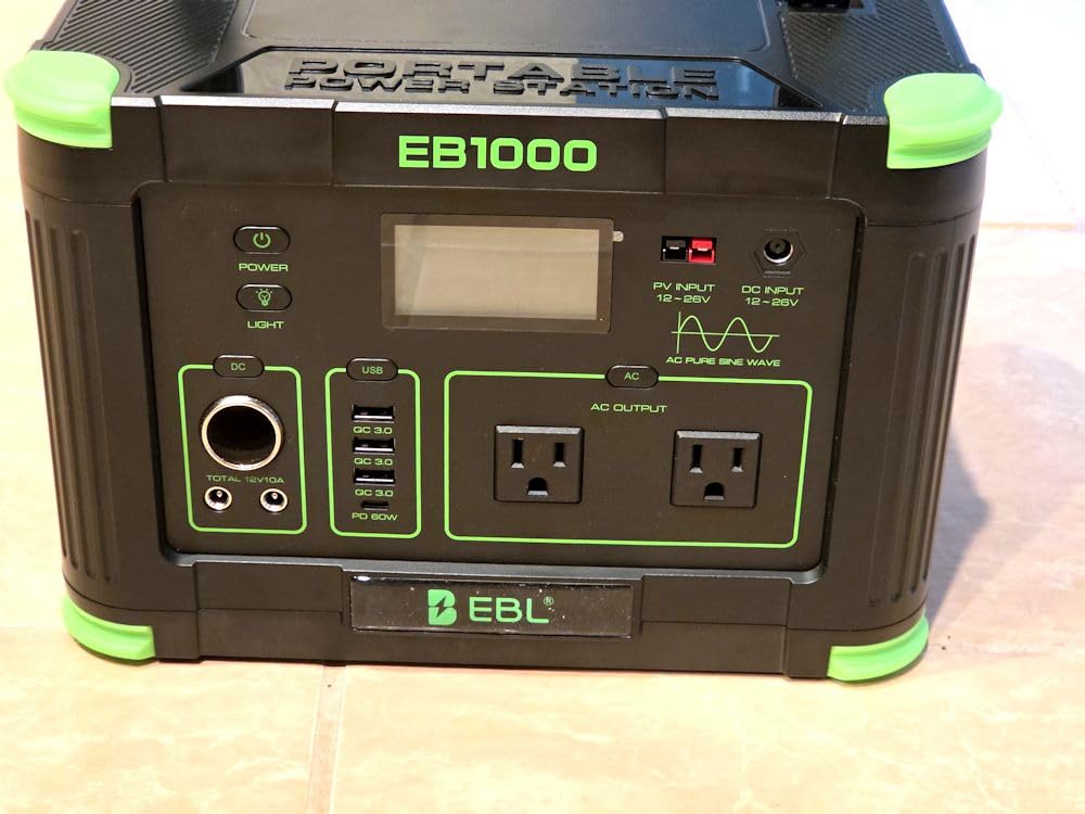 EBL Portable Power Station 288.6Wh 330W Solar Generator for Camping Home | 120V Pure Sine Wave AC Output, with Wireless Charger, LED Light & Multi-Port Design for Outdoor Emergency Backup RV CPAP customer photo 1