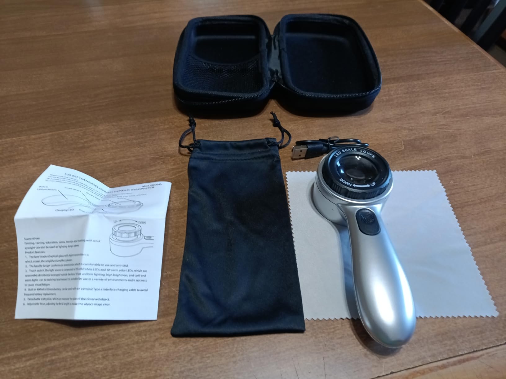30x LED Dermatoscope Rechargeable Clarity 4 Modes Skin Scalp Hair | Skin Analyzer Scalp & Hair Follicle Observation customer photo 1