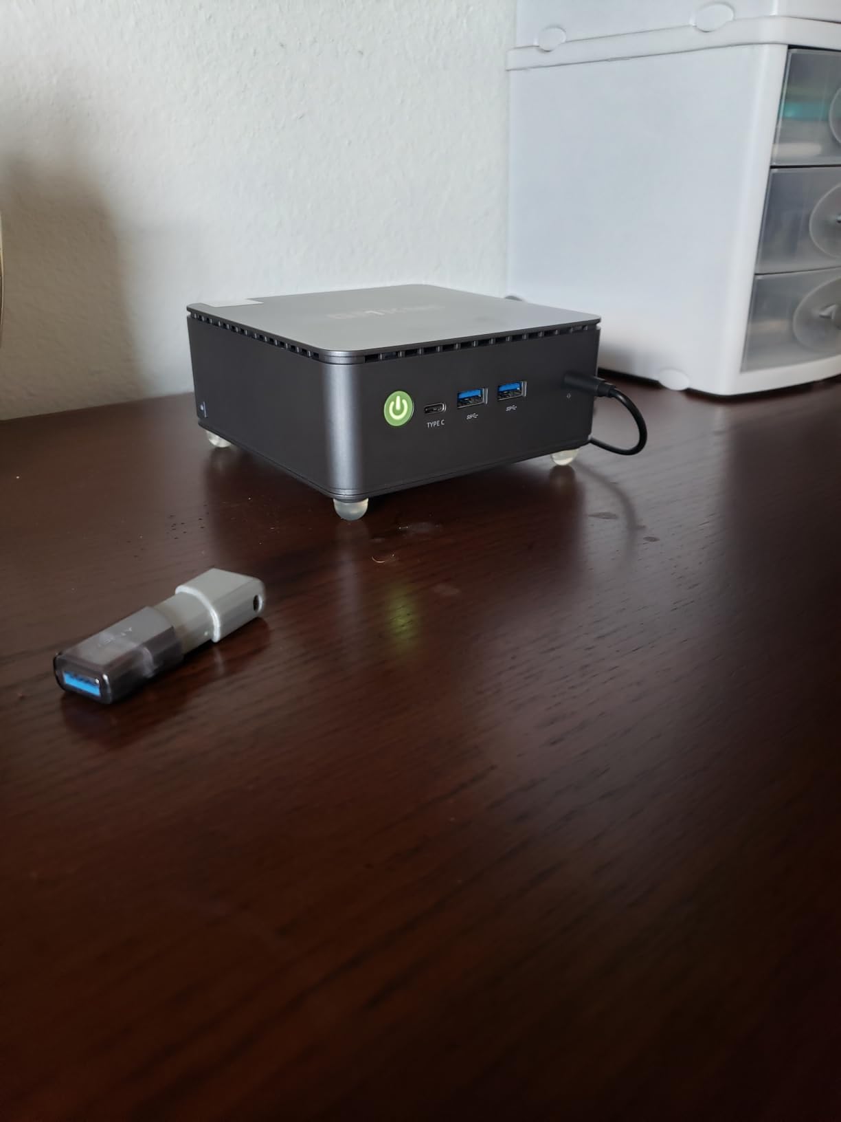 GMKtec Mini PC, G3 PRO Intel Core i3-10110U (Beats 4300U/N150), 16GB DDR4 RAM (Dual Channel) 512GB Storage Drive, Desktop Computer 4K Dual HDMI/USB3.2/WiFi 6/BT5.2/2.5GbE for Office, Business customer photo 2