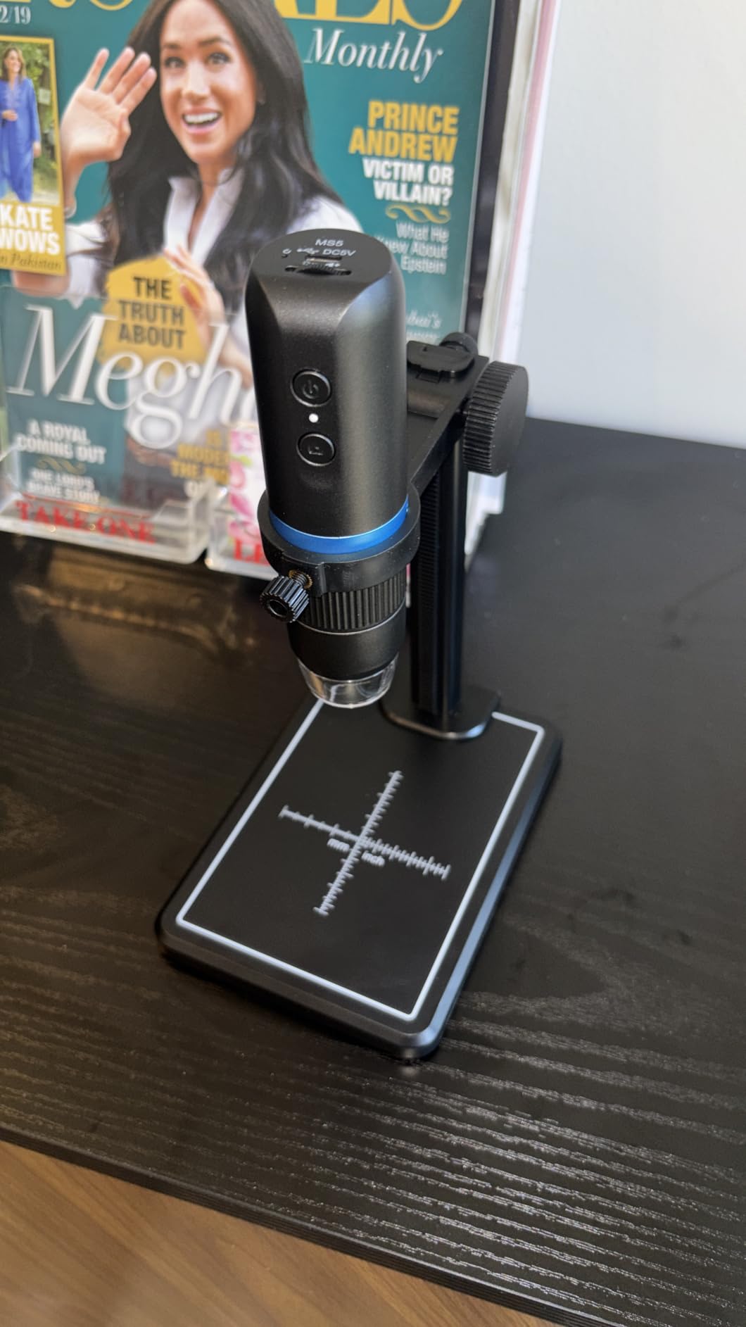 Digital Microscope for Skin Analysis, 1000X 1080P HD Wireless USB Skin Camera with Stand, Portable Scalp & Hair Follicle Magnifier, Personal Beauty Tool Compatible with Phone/PC for Home & Salon customer photo 2
