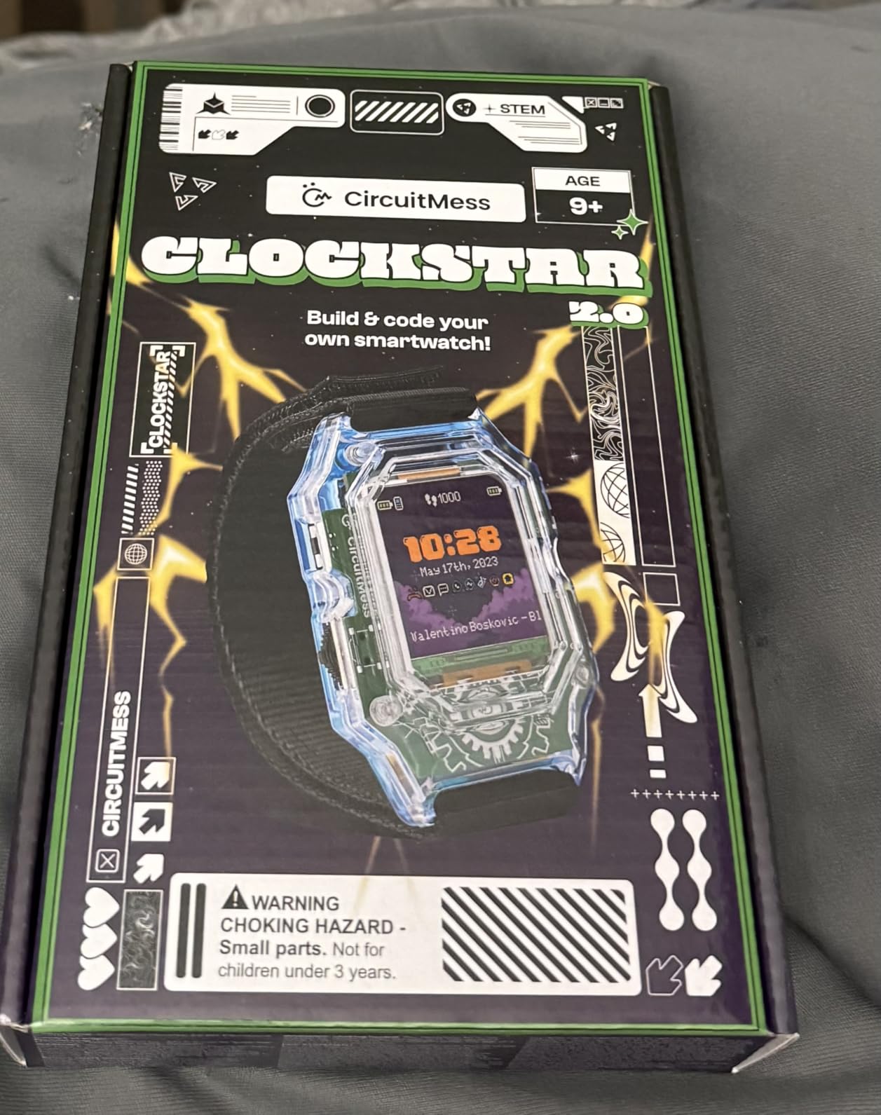 Clockstar 2.0 | Build & Code Your Smartwatch | Learn Electronics & Coding | Educational STEM Gift for 11+ customer photo 1