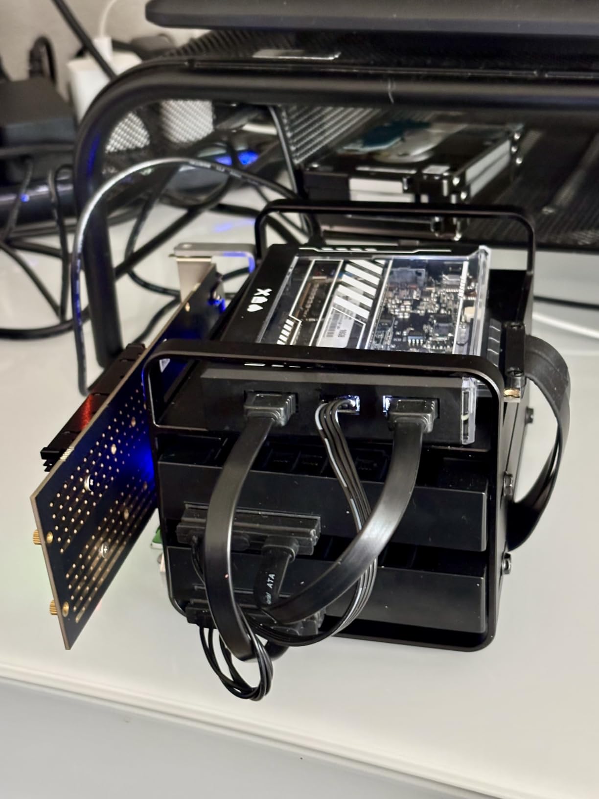 ZimaBlade 7700 x86 Home Server & 2-Bay NAS Kit, Intel Quad-Core, 16GB RAM | CasaOS Preinstalled, Dual SATA, PCIe x4 Expansion, Docker Ready, Plex, Home Assistant, Self-Hosting Platform customer photo 1