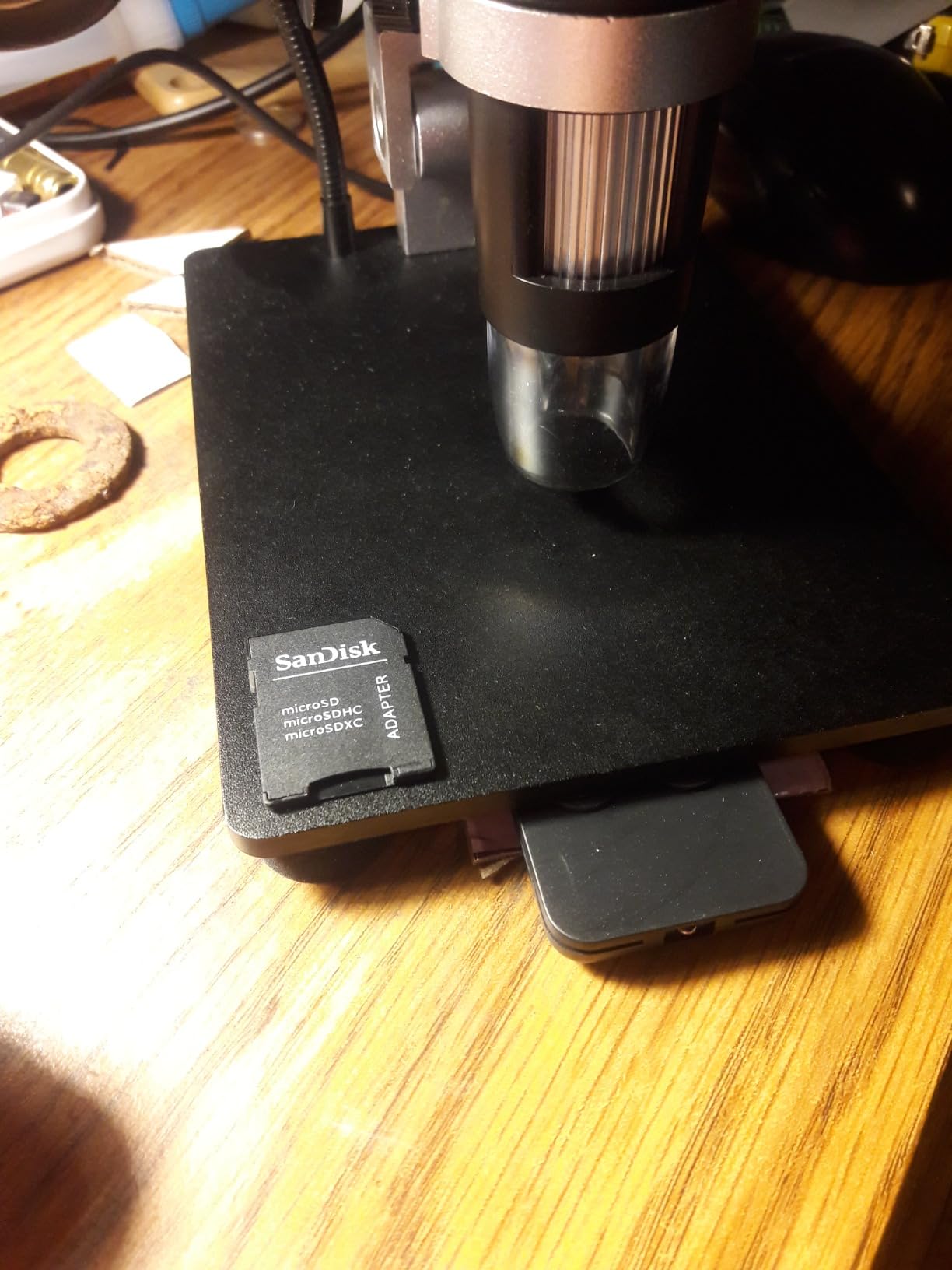 TOMLOV P50 Handheld Digital Microscope, Adjustable Focus, 2.4