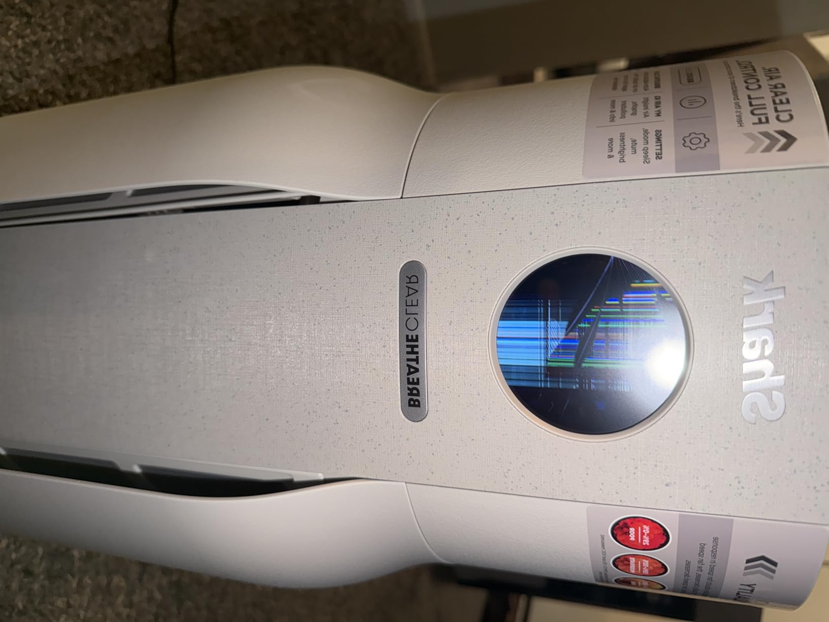 Shark BreatheClear Max Smart Air Purifier, HP362, Dove | For Whole Home or Large Room, Motion Sensing, HEPA-Exceeding in All Modes, No Filter Changes up to 6 Years customer photo 1