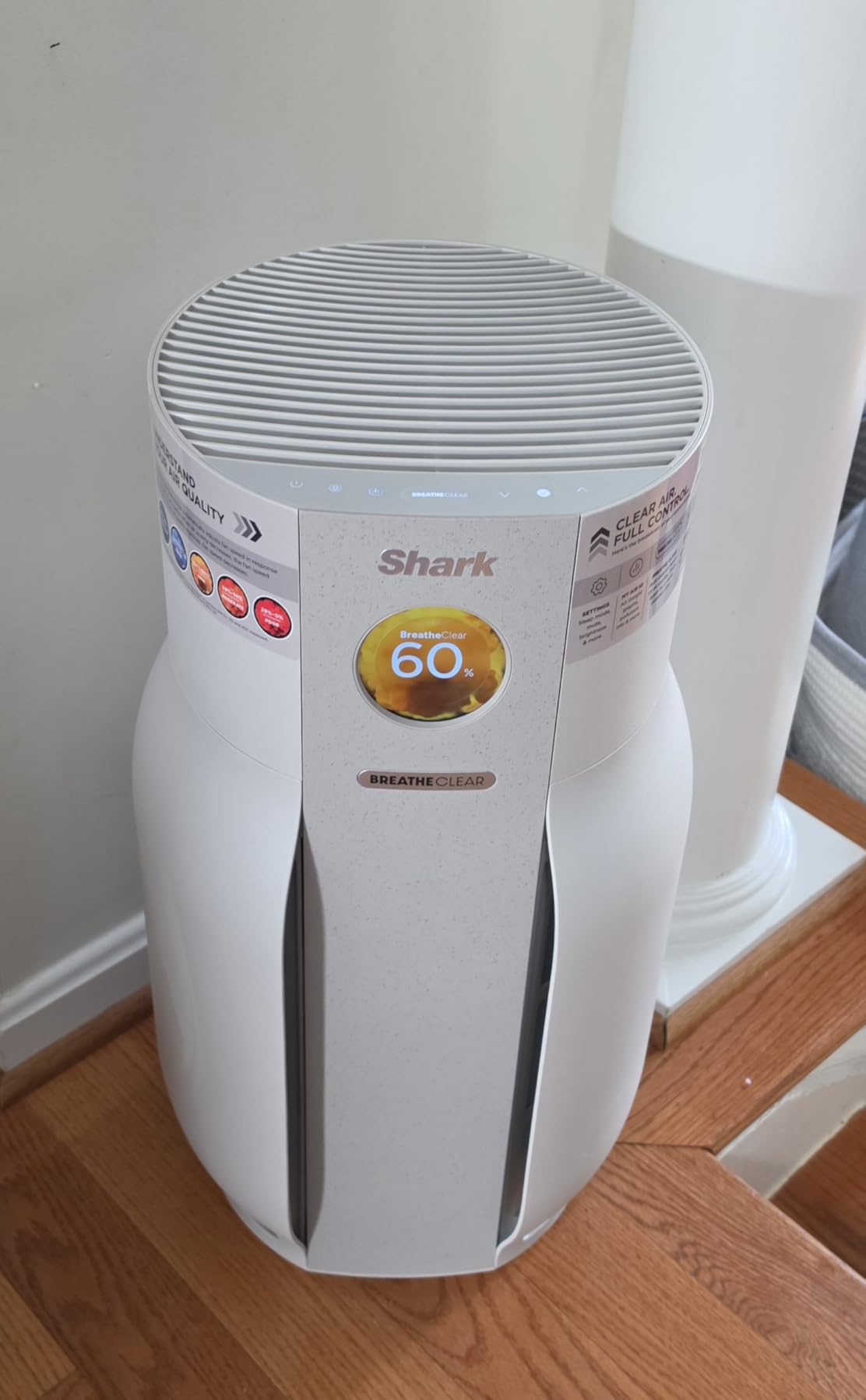 Shark BreatheClear Max Smart Air Purifier, HP362, Dove | For Whole Home or Large Room, Motion Sensing, HEPA-Exceeding in All Modes, No Filter Changes up to 6 Years customer photo 2