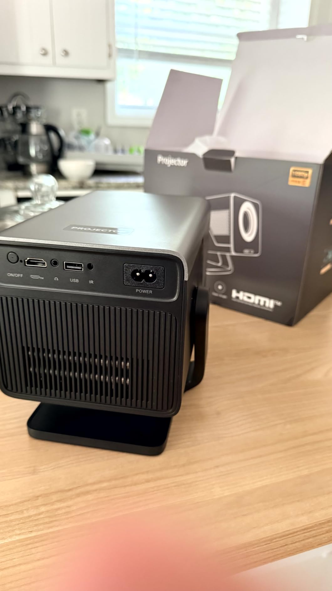 X7 2000 ANSI Smart Projector, 4K/8K Input Support, Native 1080P, 125% sRGB | 20W HiFi Speakers Projector with WiFi and Bluetooth, HDR10, AI Auto Focus & Keystone, Built-In Apps, Android 14, 200 Display customer photo 2