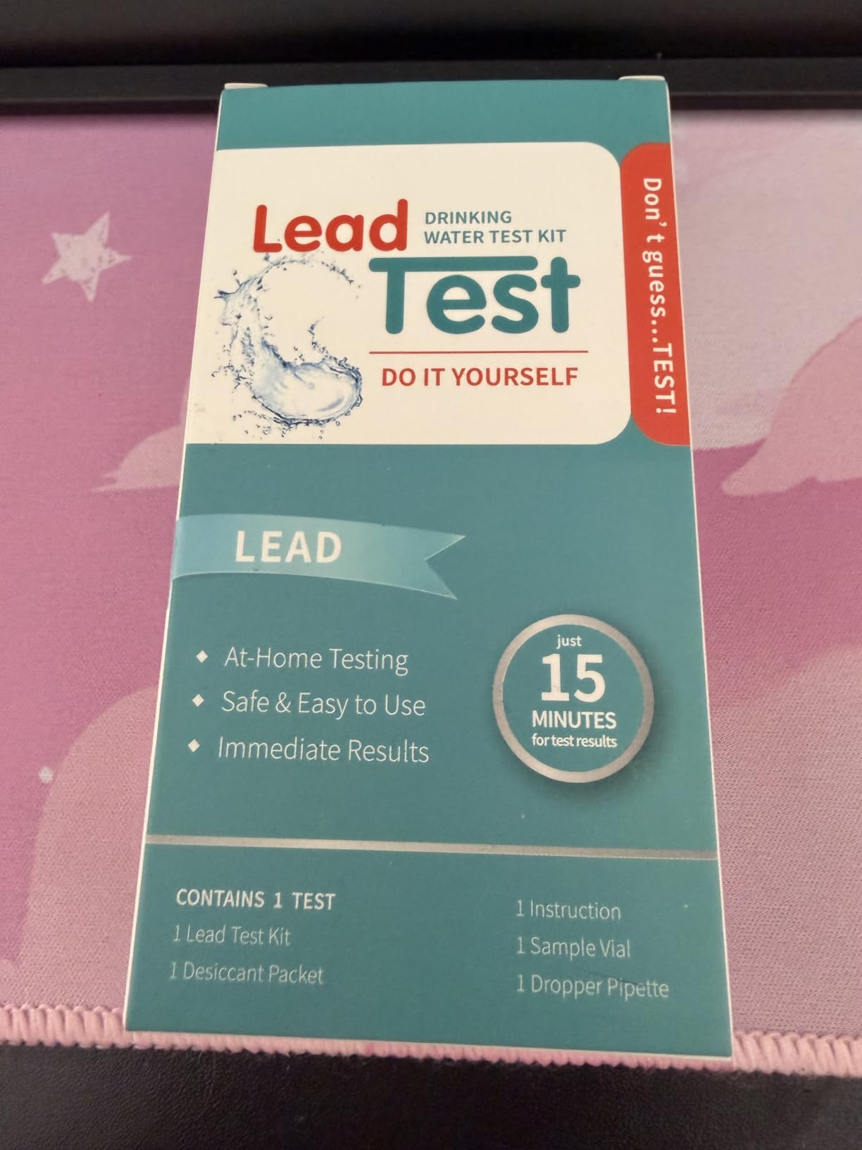 Lead in Drinking Water Test Kit - 15-Minute Fast DIY Testing for City Tap & Well Water - High Sensitivity Detection customer photo 2