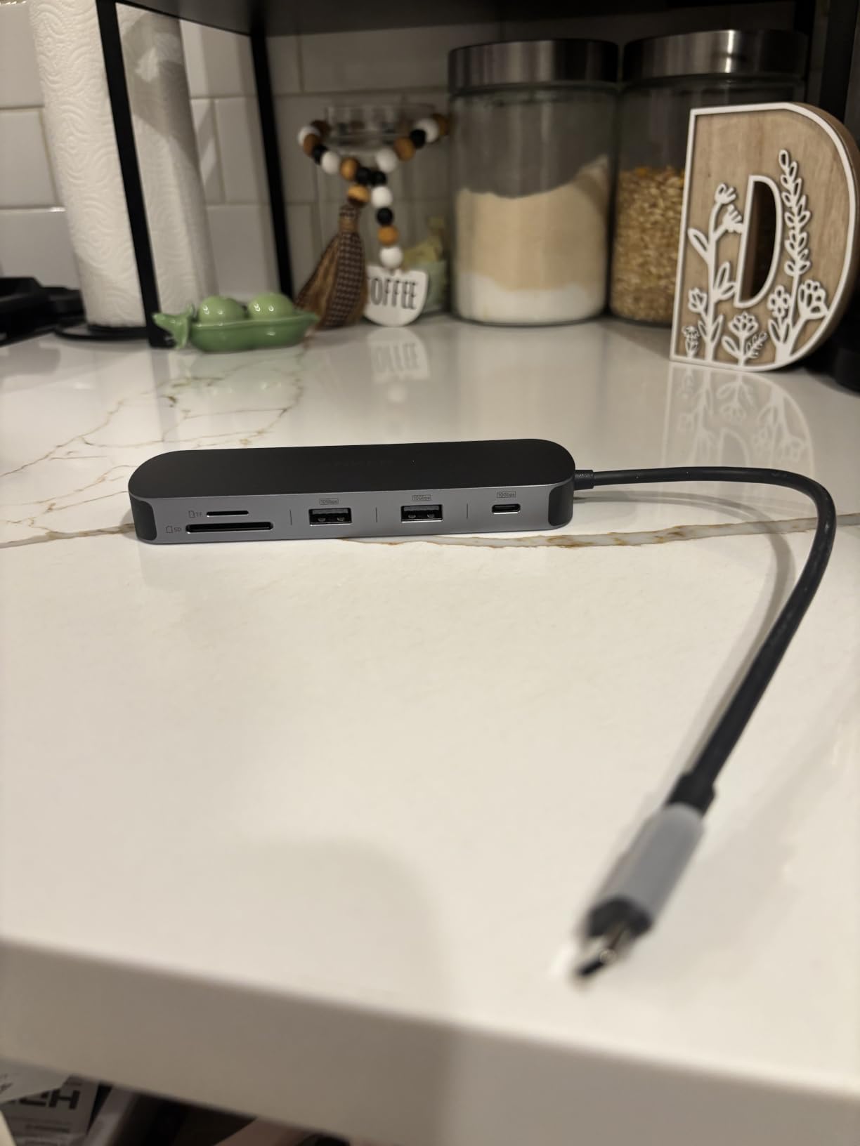 Anker Nano Laptop Docking Station Dual Monitor, 8-in-1 USB C Hub for Windows | Dual 4K@60Hz for DP 1.4, 10Gbps USBC & USBA Data Ports, 85W PD, SD/TF Card Reader, for Dell, Lenovo, HP (Charger Not Included) customer photo 2