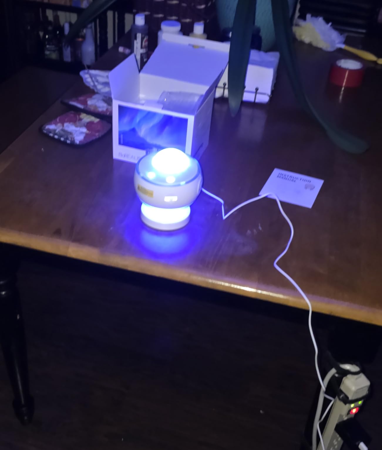 Galaxy Projector Sound Machine Aurora Night Light Projector with 30 Sounds, 16 Colors Star Northern Lights Projector Bluetooth Speaker, Remote Timer Teen Gift Led Lights Mood Sensory Light for Autism customer photo 2