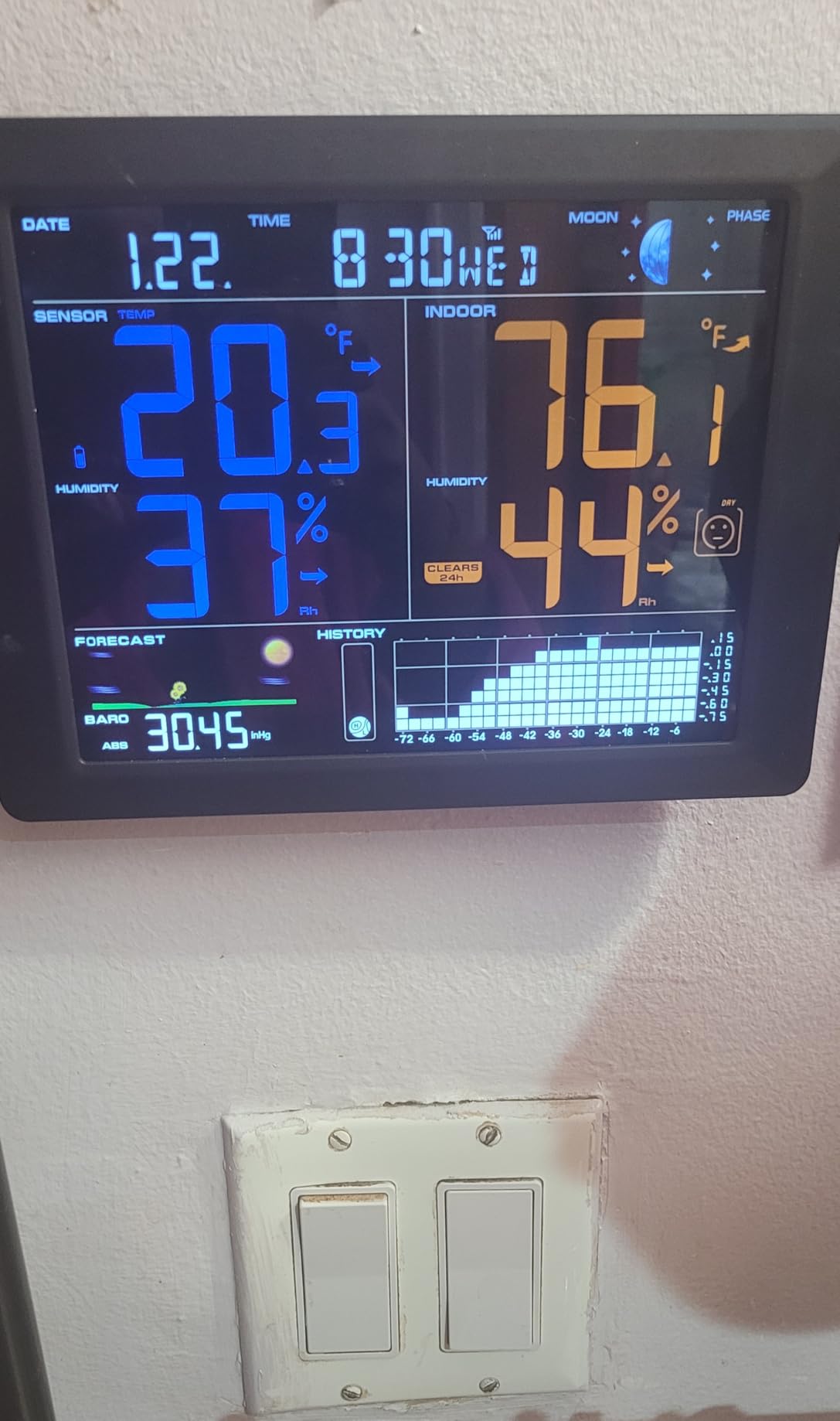 Sainlogic Smart WiFi Weather Station with Rain Gauge and Wind Speed, 24/7 AI Weather Forecast by Weatherseed, Wireless Indoor Outdoor, APP Alerts, 2-Year Data Export (2.4GHz WiFi Only) customer photo 2