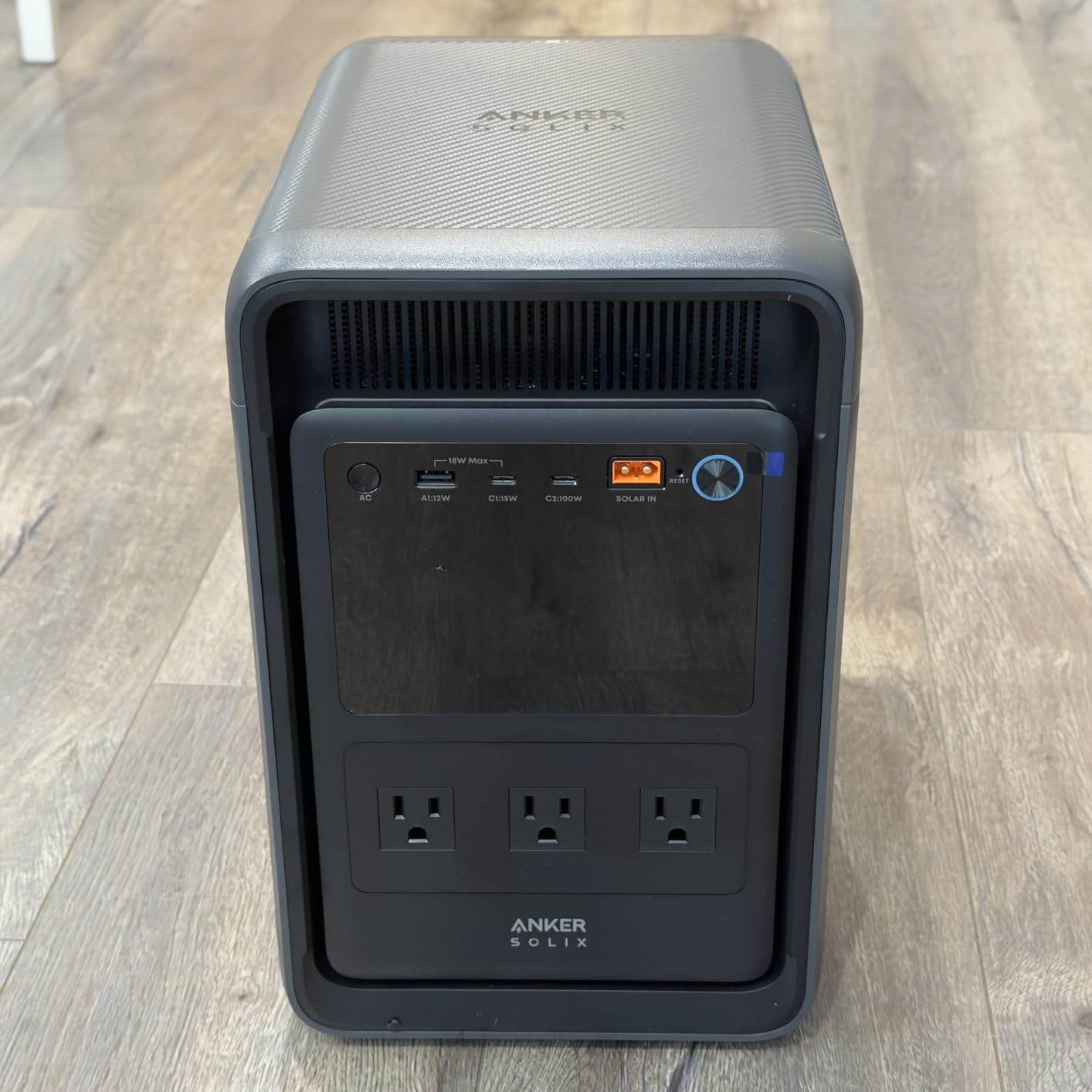 Anker SOLIX S2000 Portable Power Station, 2,010Wh, 3,000W Peak, Home Backup | LiFePO4 Battery, Up to 35-Hour Fridge Backup, 1,500W Solar Generator for Home, UPS, Outdoor, and Emergency Use (3000W Peak) customer photo 1