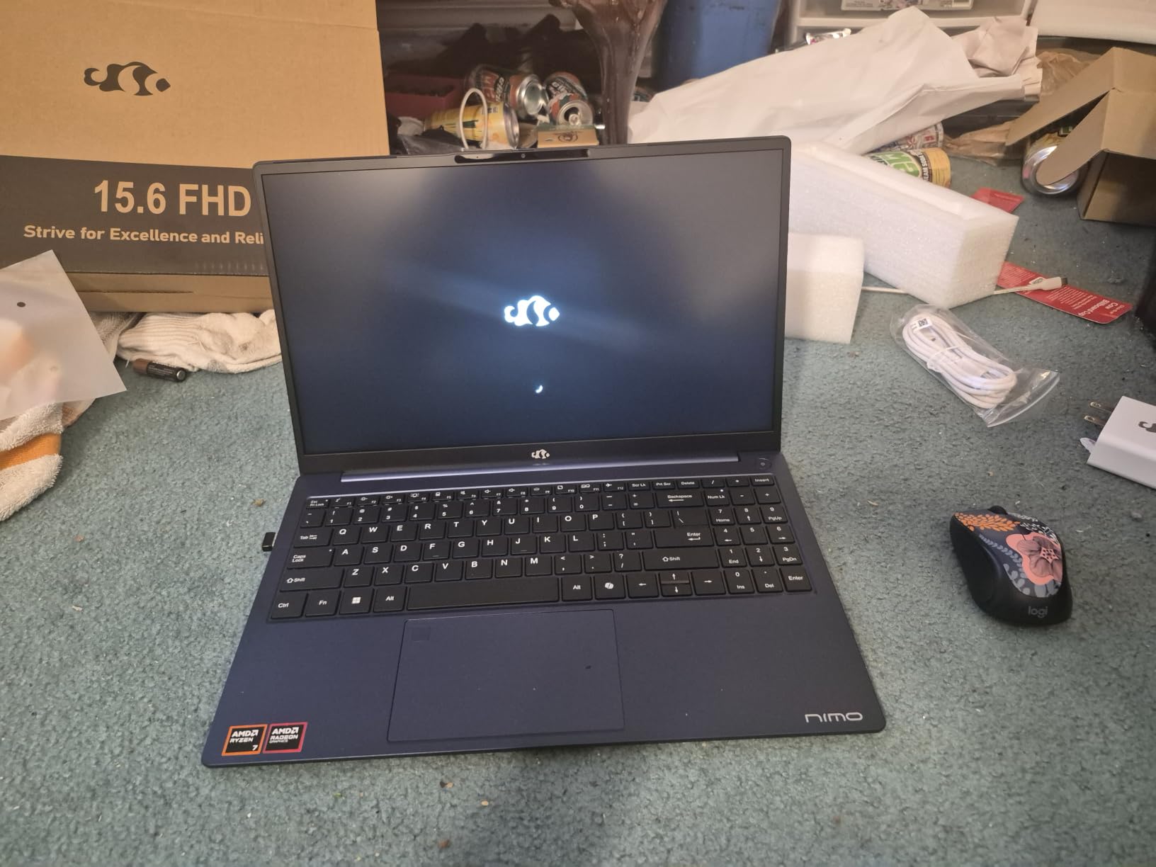 NIMO 15.6 Light Gaming-Creator-Laptop, 8-Core AMD R7-8745HS 16GB RAM 1TB SSD (Beat i7 1360P up to 4.9GHz) Radeon 780M, FHD 100W Fast PD for Video Editing, AI Tasks & Remote Streaming, 2-Yr Warrany customer photo 1
