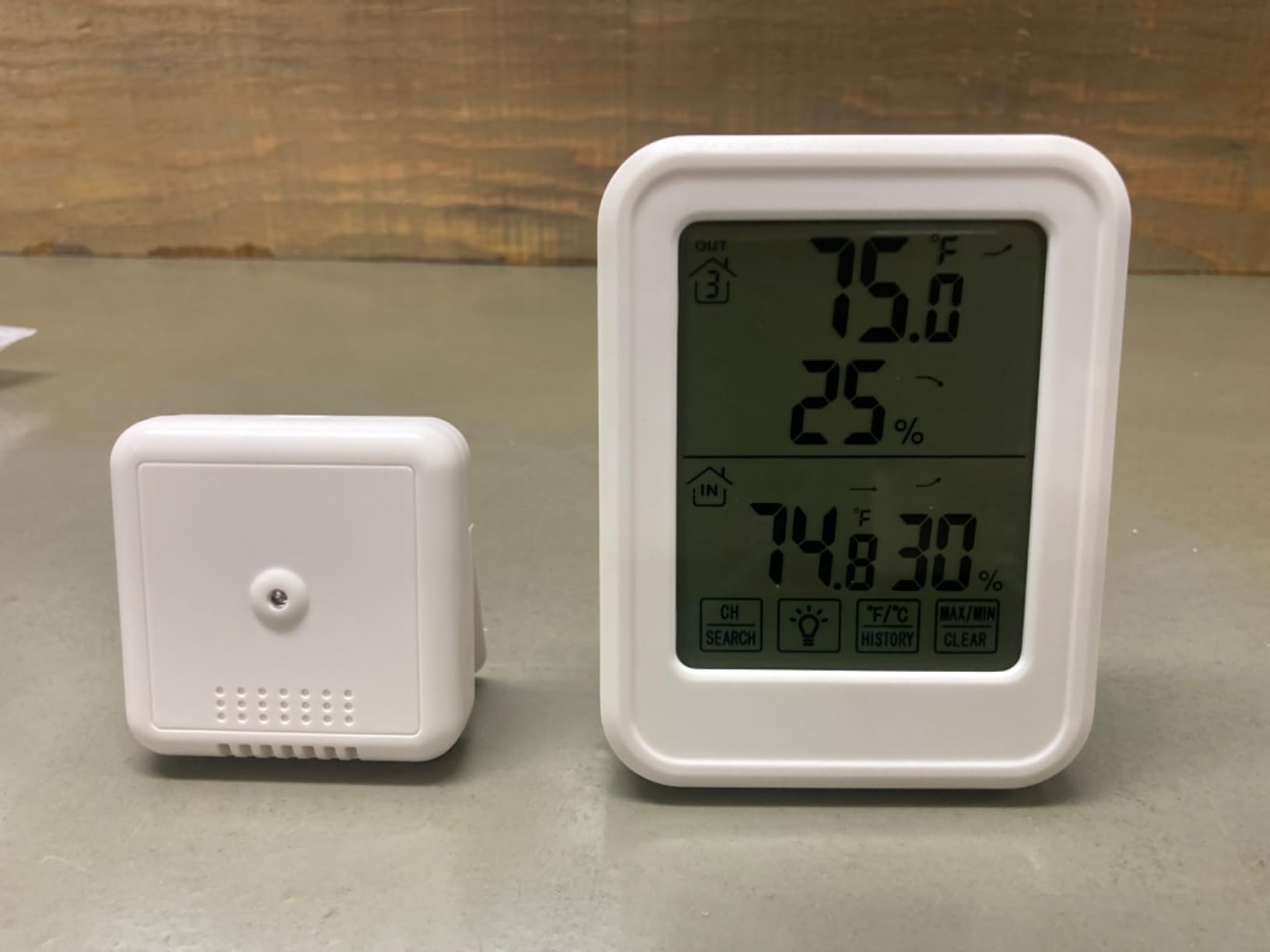 Wireless Home Weather Station with Rain Gauge & Wind Speed, No WiFi Required, Tracks Indoor/Outdoor Temperature, Humidity, Rainfall, Forecast, Moon Phase, with Alarm Clock for Garden and Farm customer photo 2