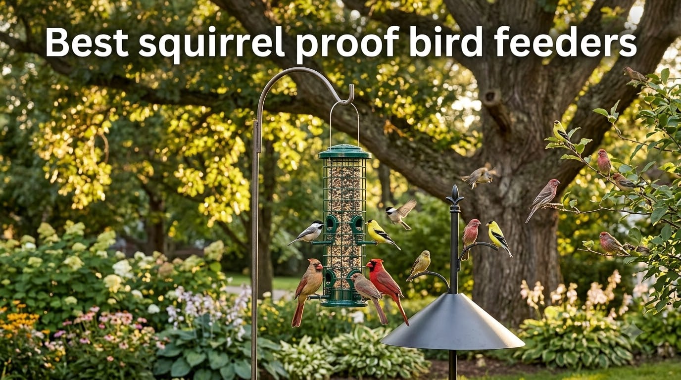Best squirrel proof bird feeders