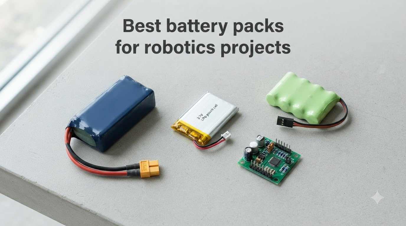 Best battery packs for robotics projects